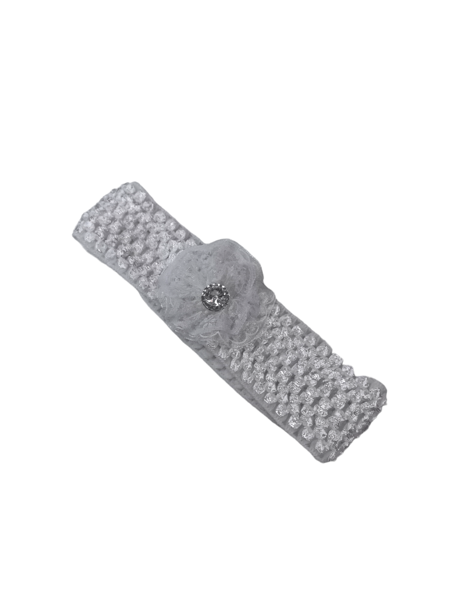 Bandeau enfant motif fleur dentelle (x12)#D