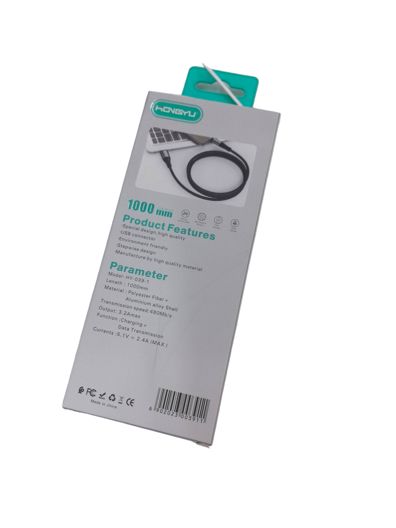 IPHONE - chargeur câble 1M (x12)