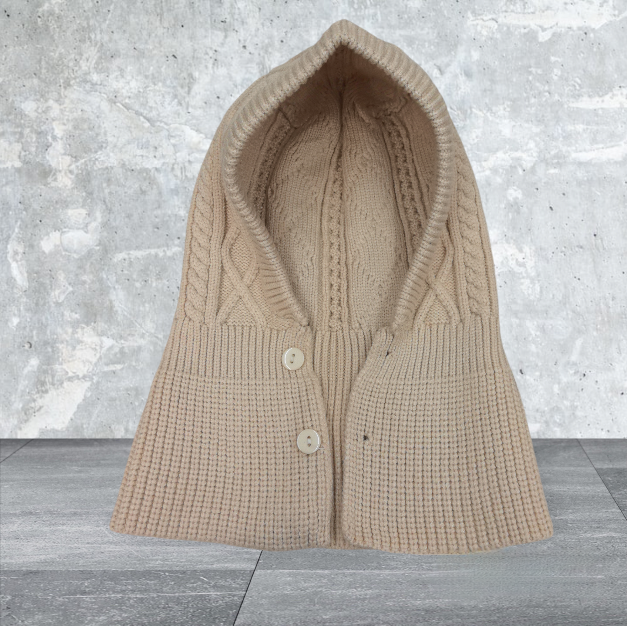 bonnet cagoule douce  écharpe chaude (x12)