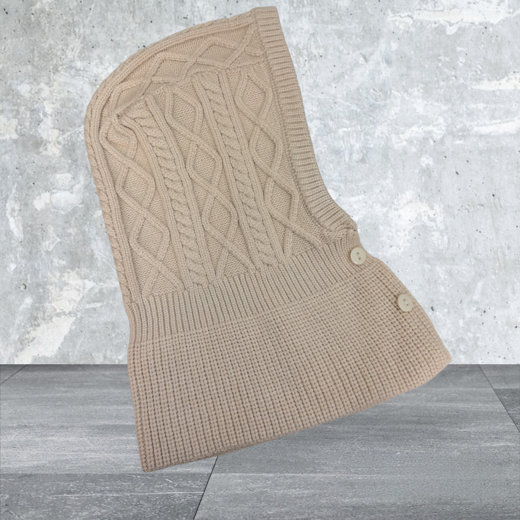 bonnet cagoule douce  écharpe chaude (x12)