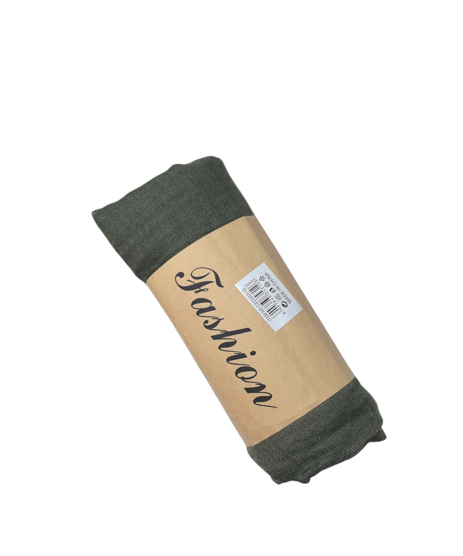 Foulard en coton couleur uni (x12)