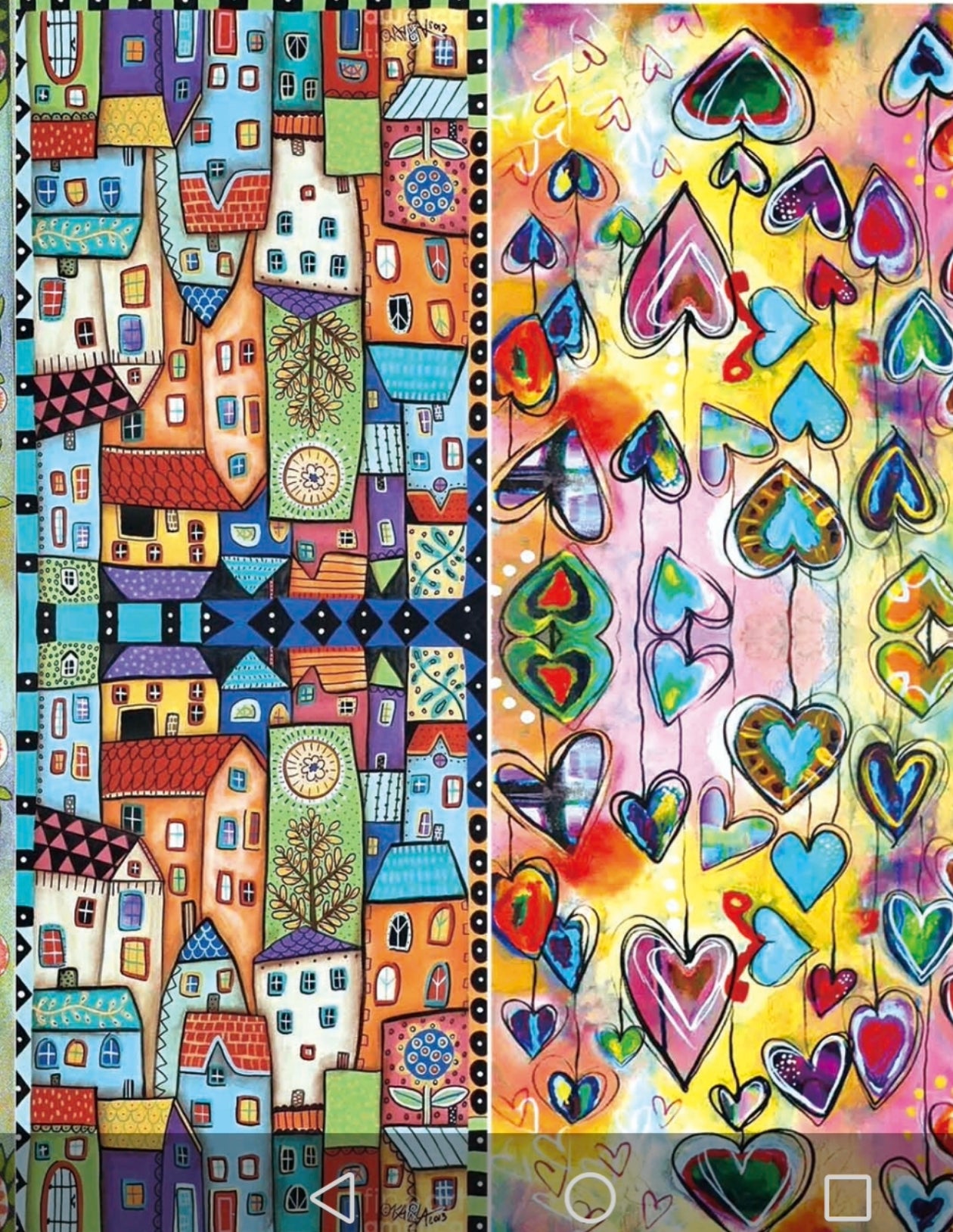 Foulards châle peinture à l'huile double face motif mélange(x16)#