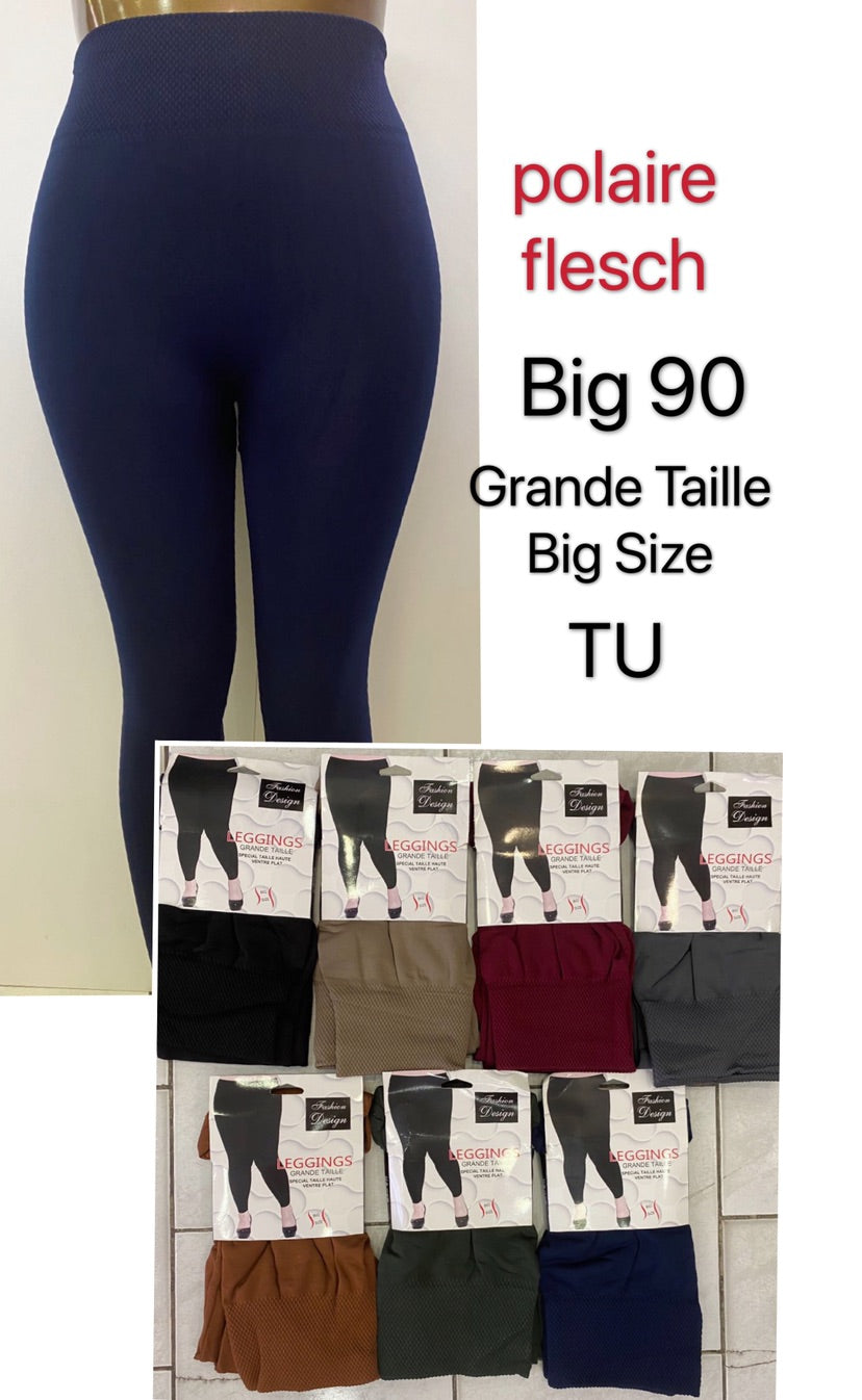 Legging Femme Grande Taille Legging Grande Taille Polaire