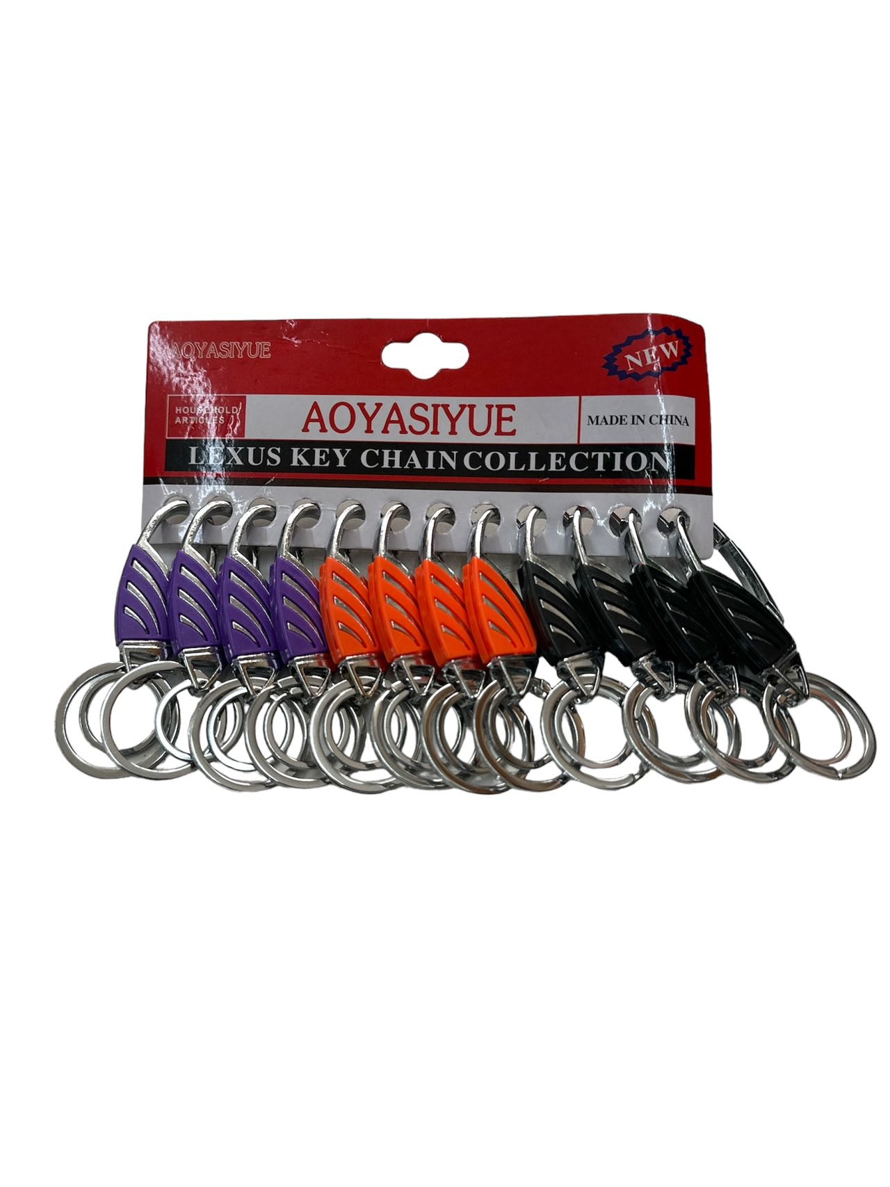 Porte-clés mousqueton (x12)