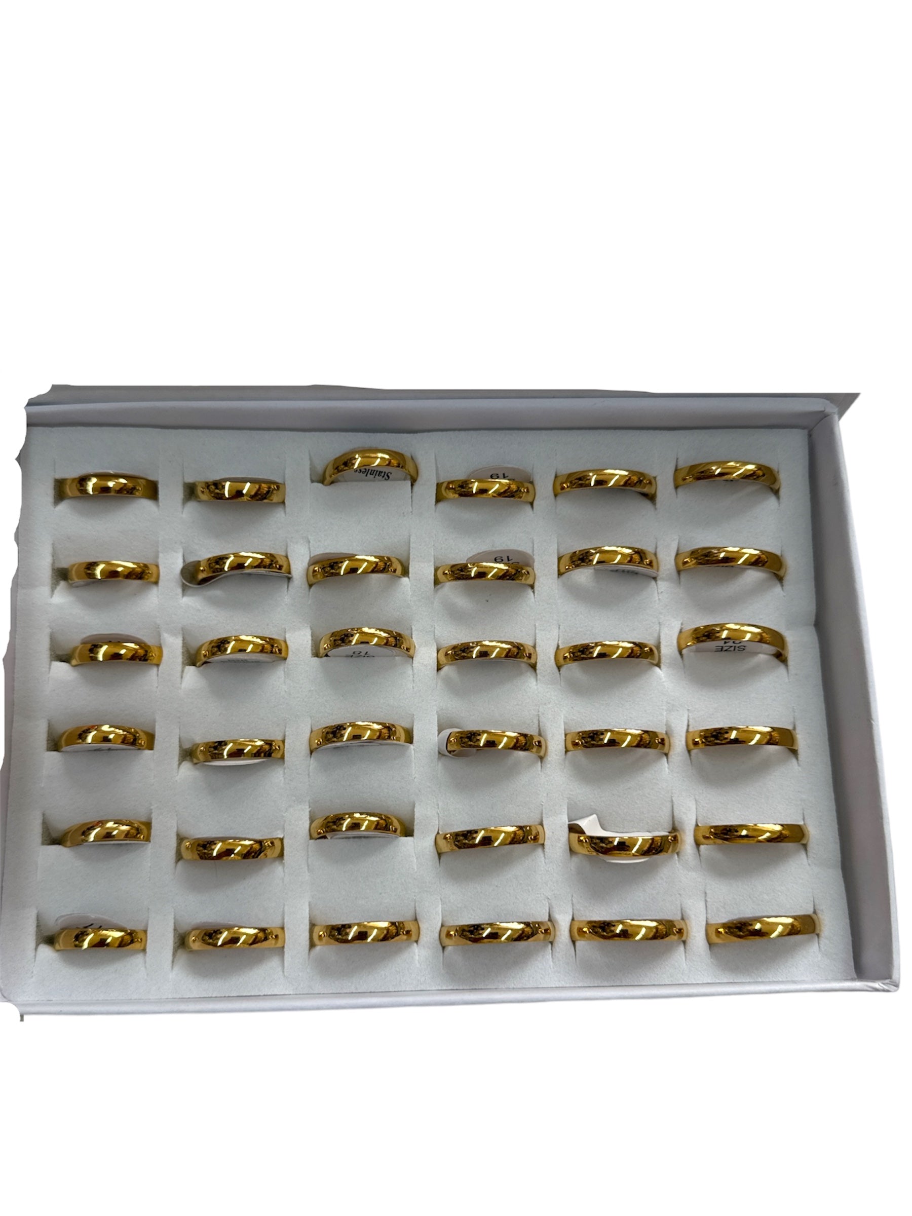 bagues acier inoxydable (x36) 1,00€/unité