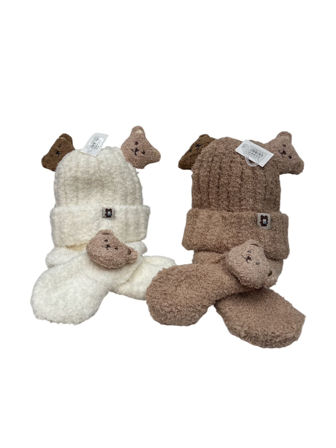 Ensemble Bonne/échape enfant moitf ours (x12)