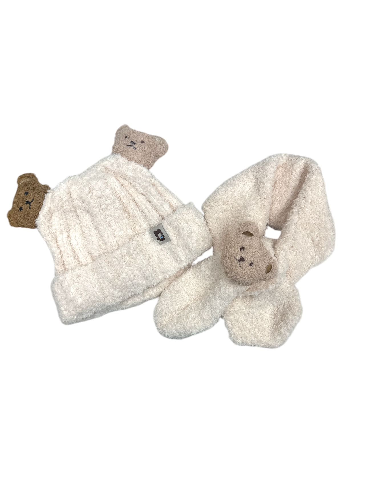 Ensemble Bonne/échape enfant moitf ours (x12)