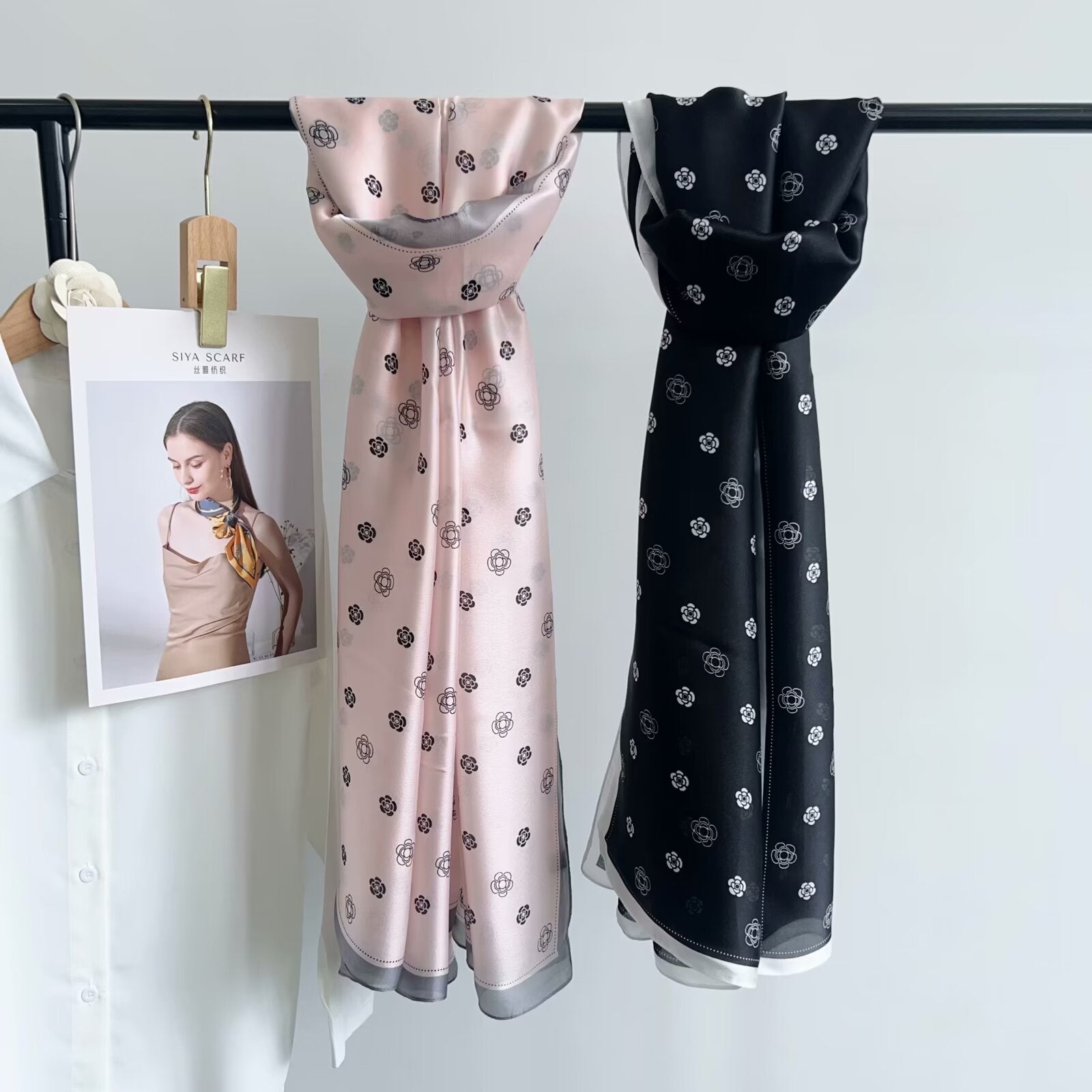 Foulards touche soie(x6)#20