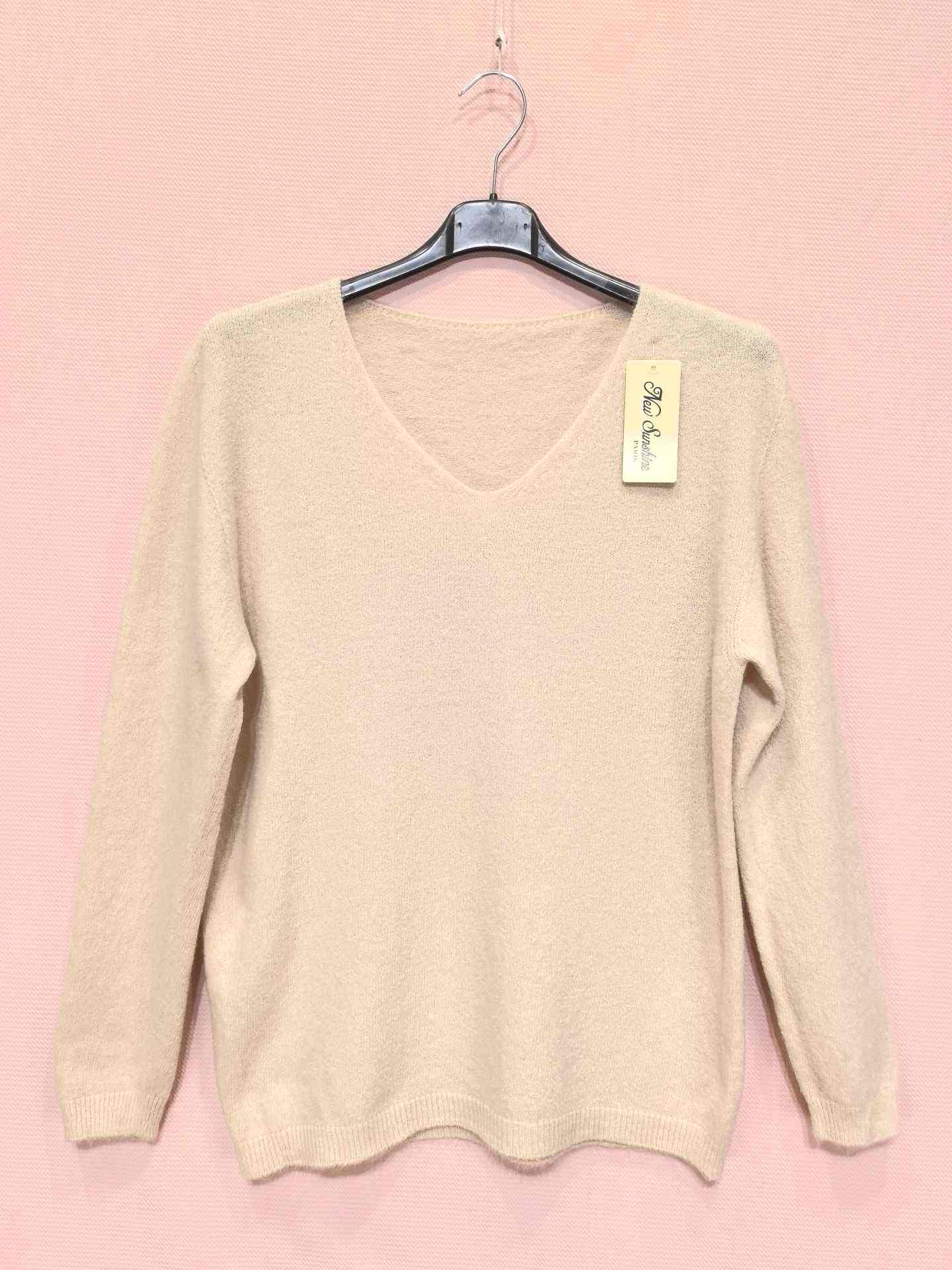 Pull En Maille Doux À Manches Longues (x6)