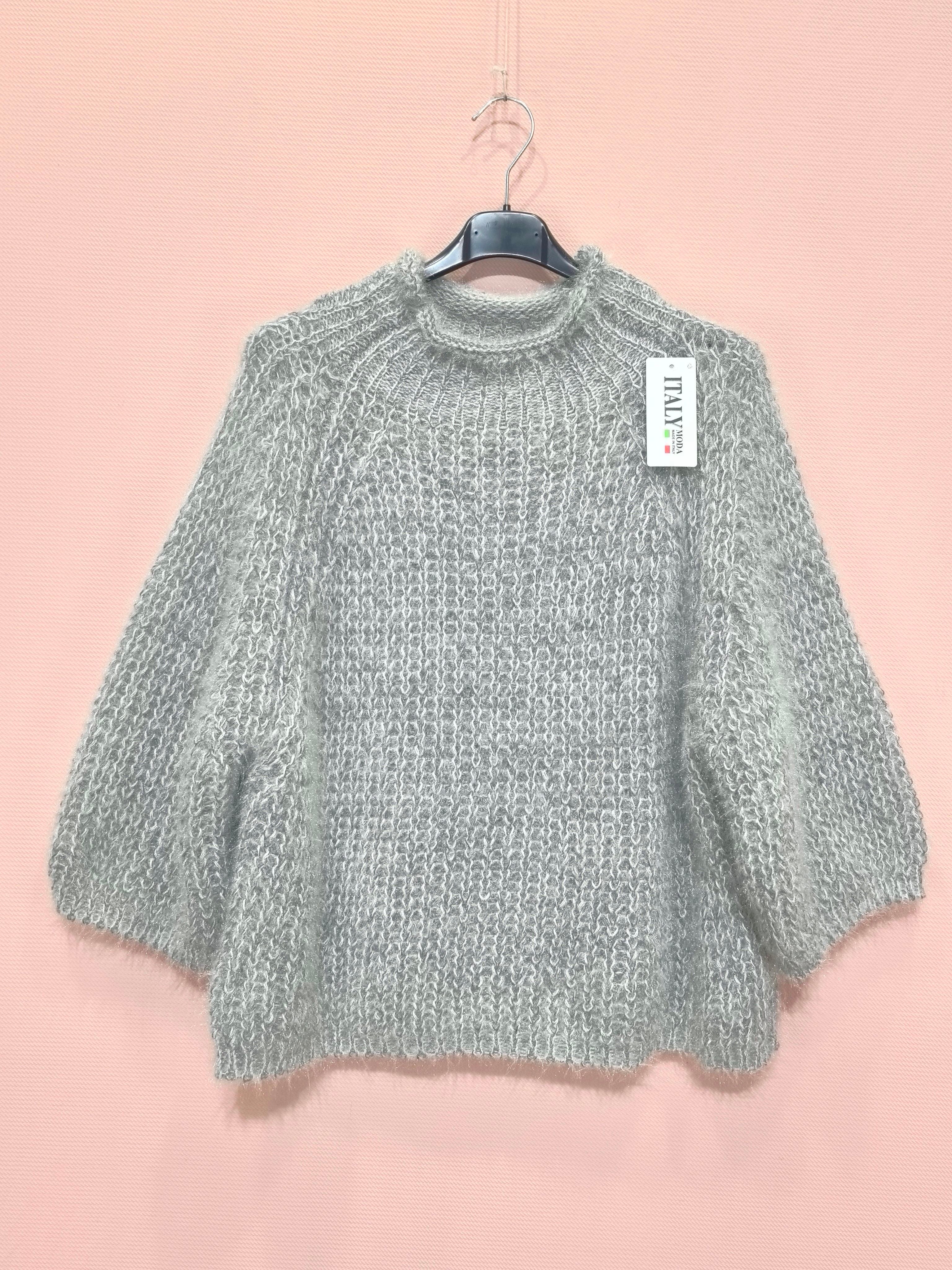 Pull oversize en maille duveteuse (x6)