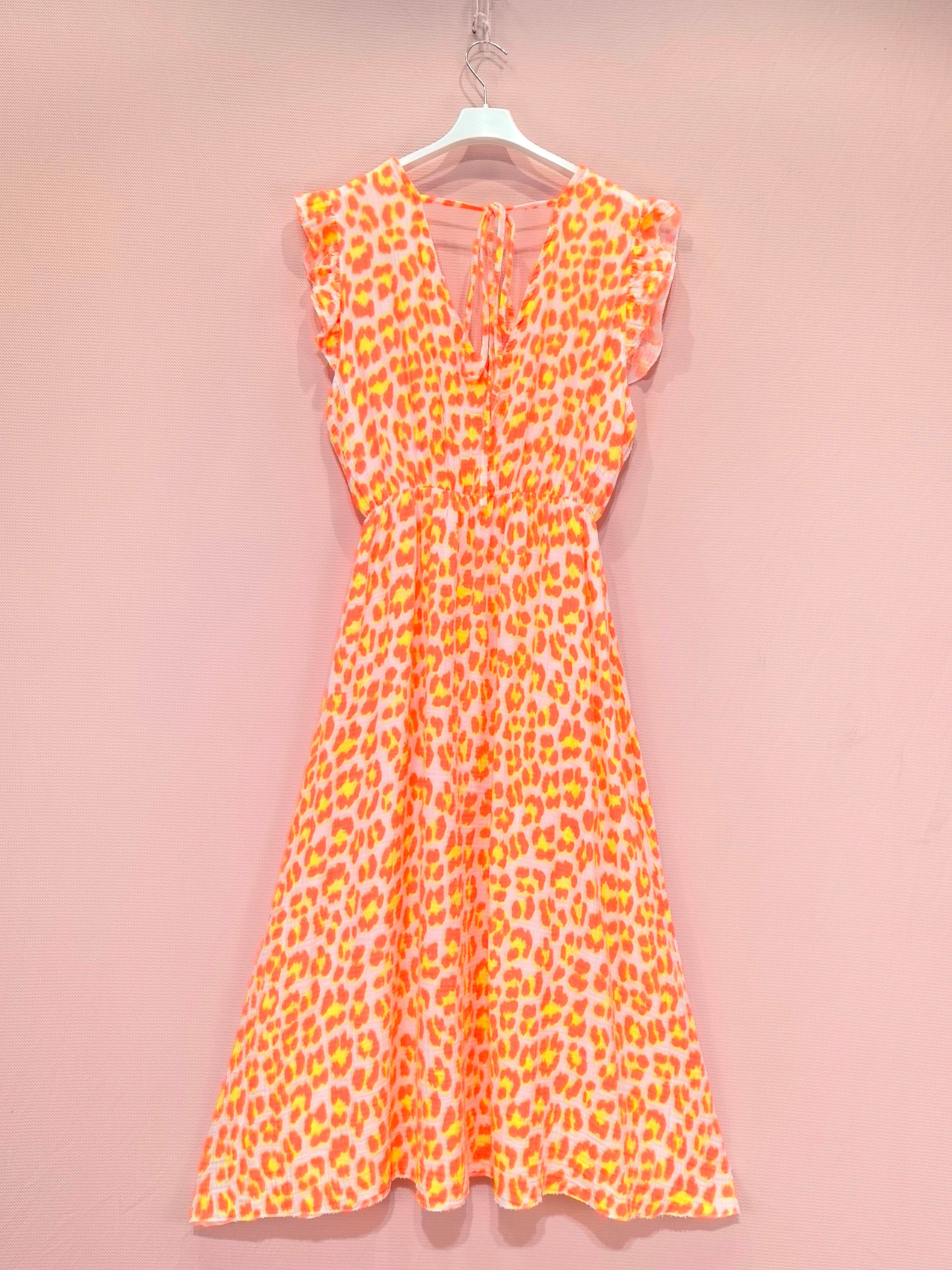 Robe Longue Imprimée En Gaze Du Coton (×6)