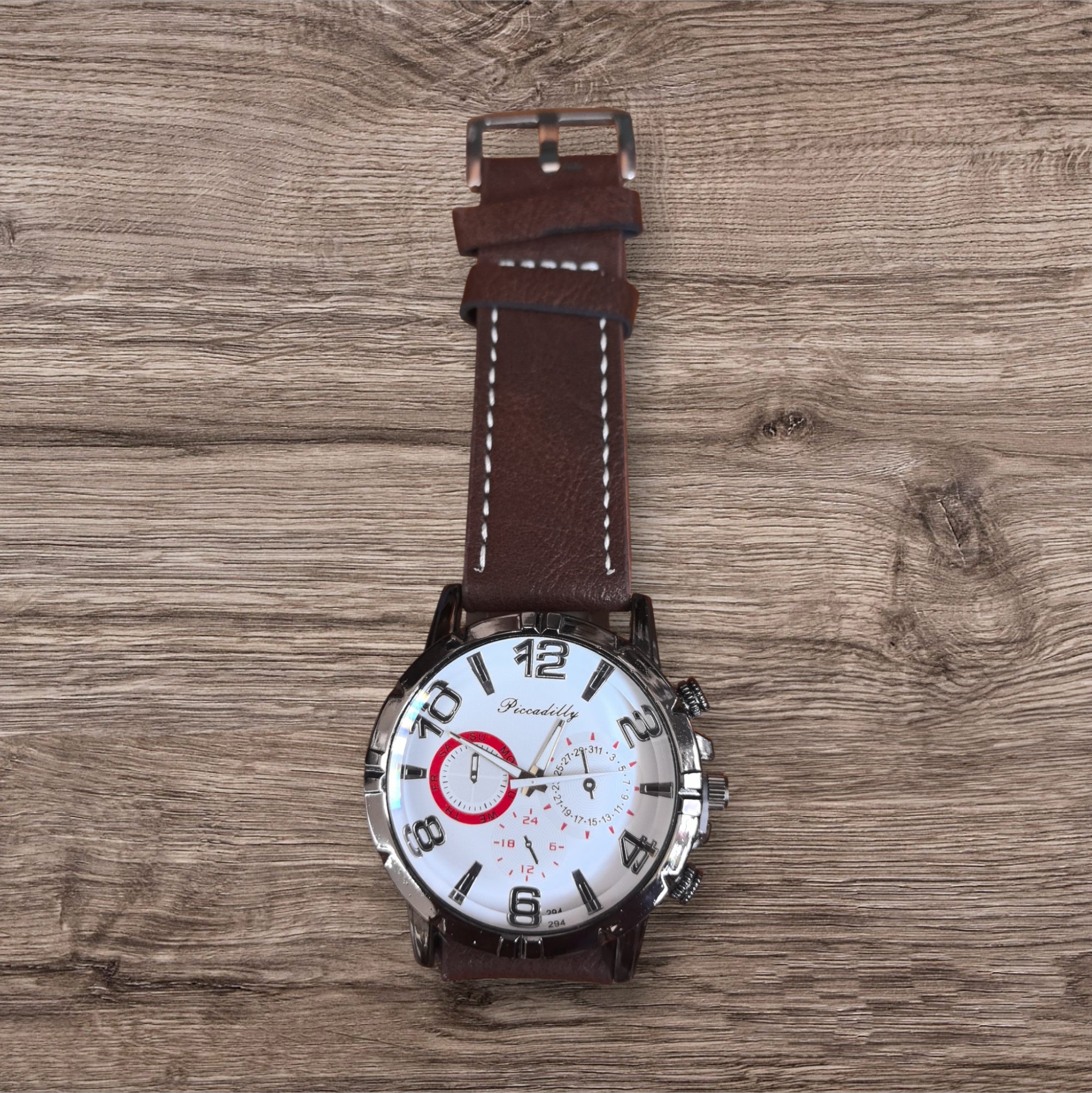 Montre homme similicuir (x6)M225