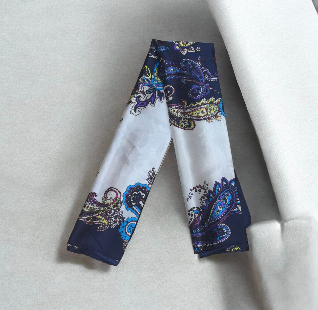 Foulard carré 90cm imprimé fantaisie (x10)#57