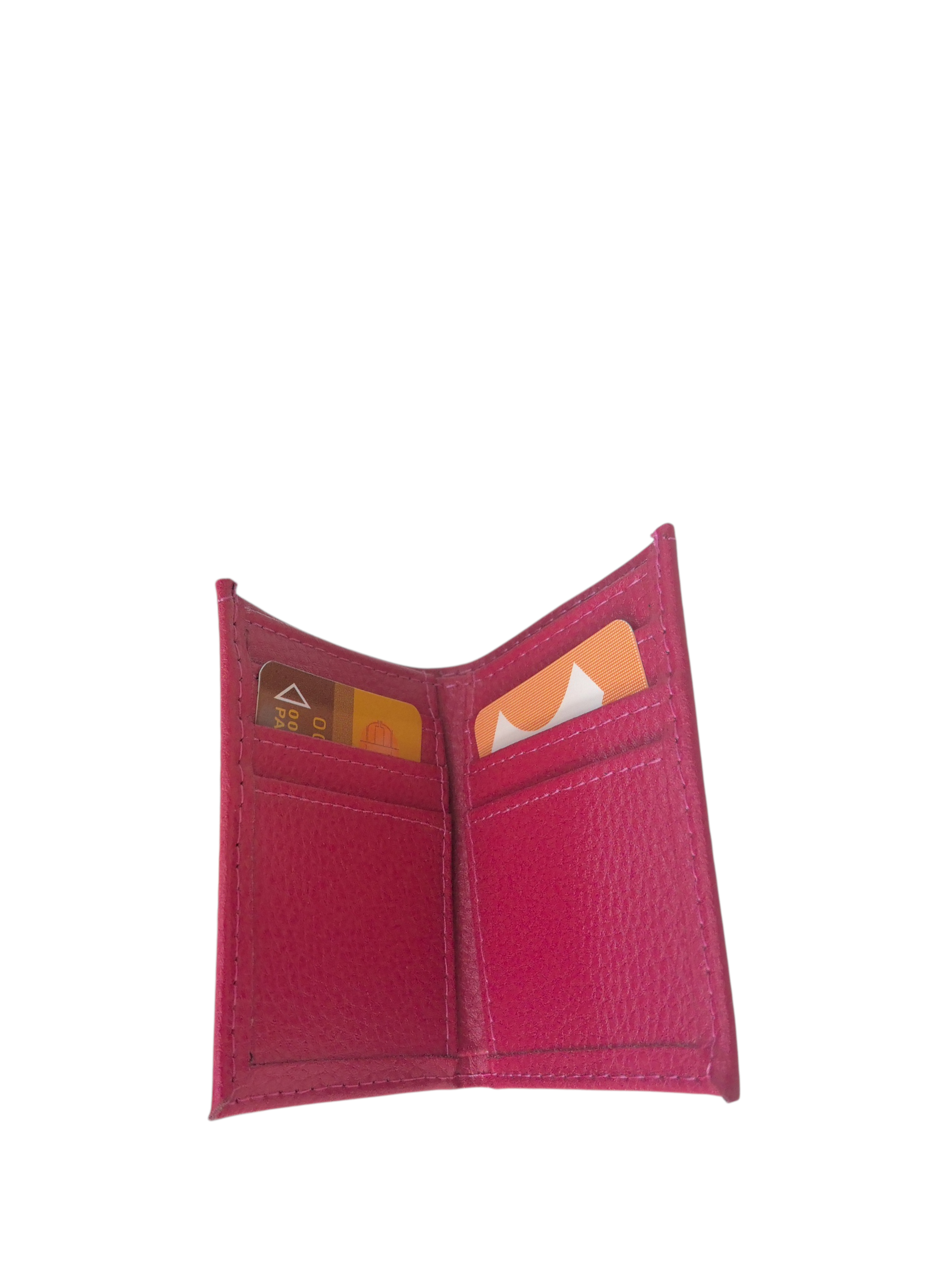Porte-carte Croûte de cuir de vachette #N-209 (x12) (x12)