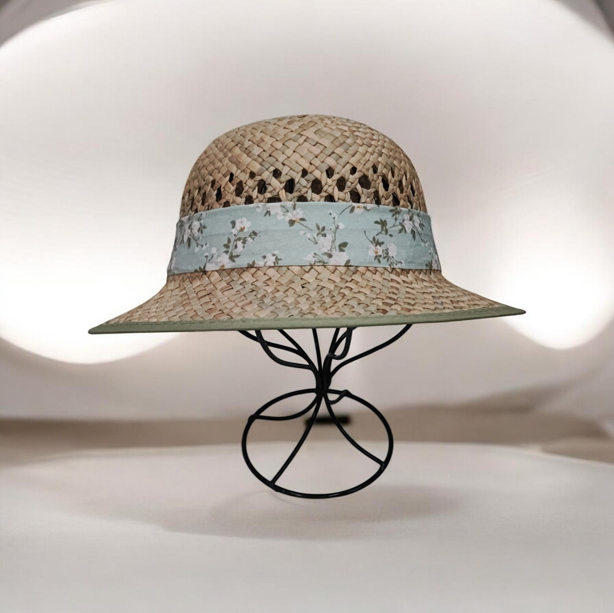 Chapeau en paille naturelle(×12)