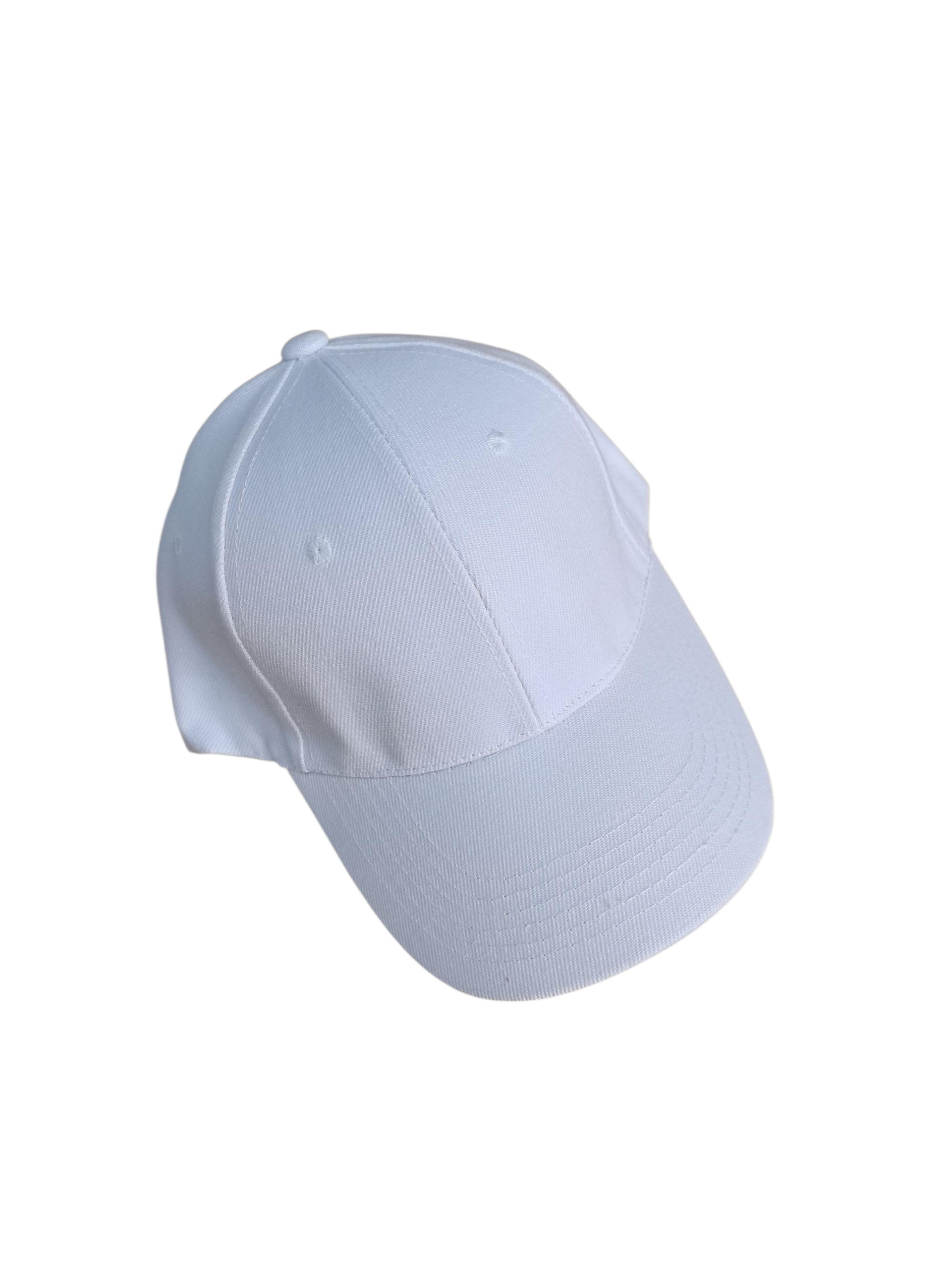 Casquette couleur unie blanc (x12)#2