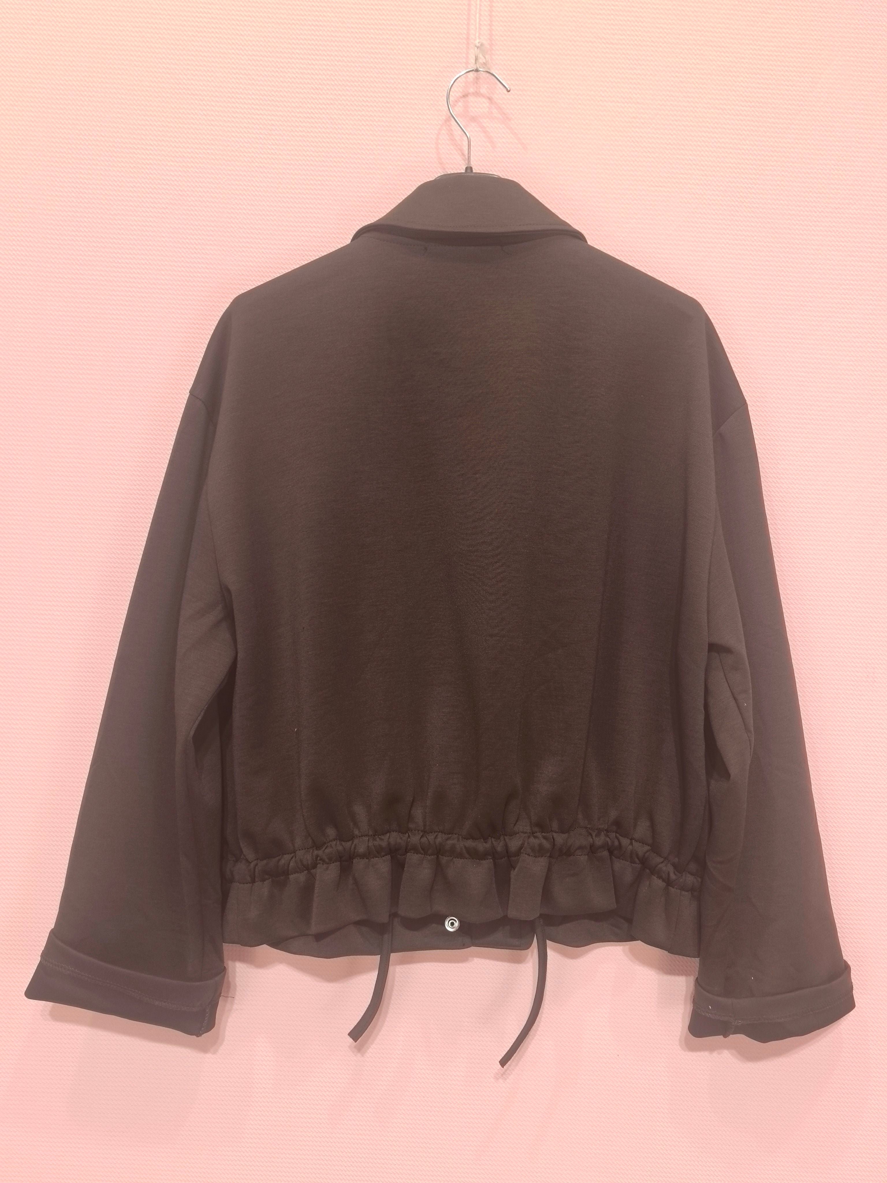 Veste courte à boutons pression (x6)