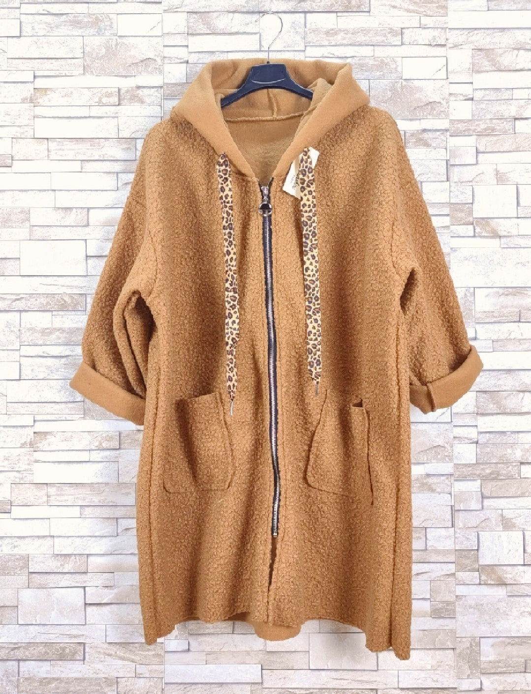 Manteau zippée avec capuche (x5)