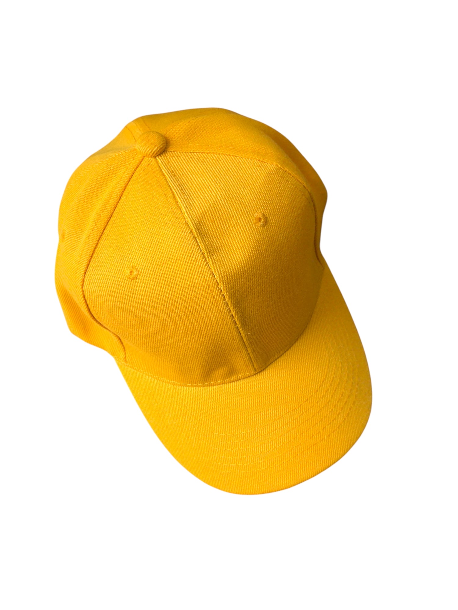 Casquette couleur unie jaune (x12)#15