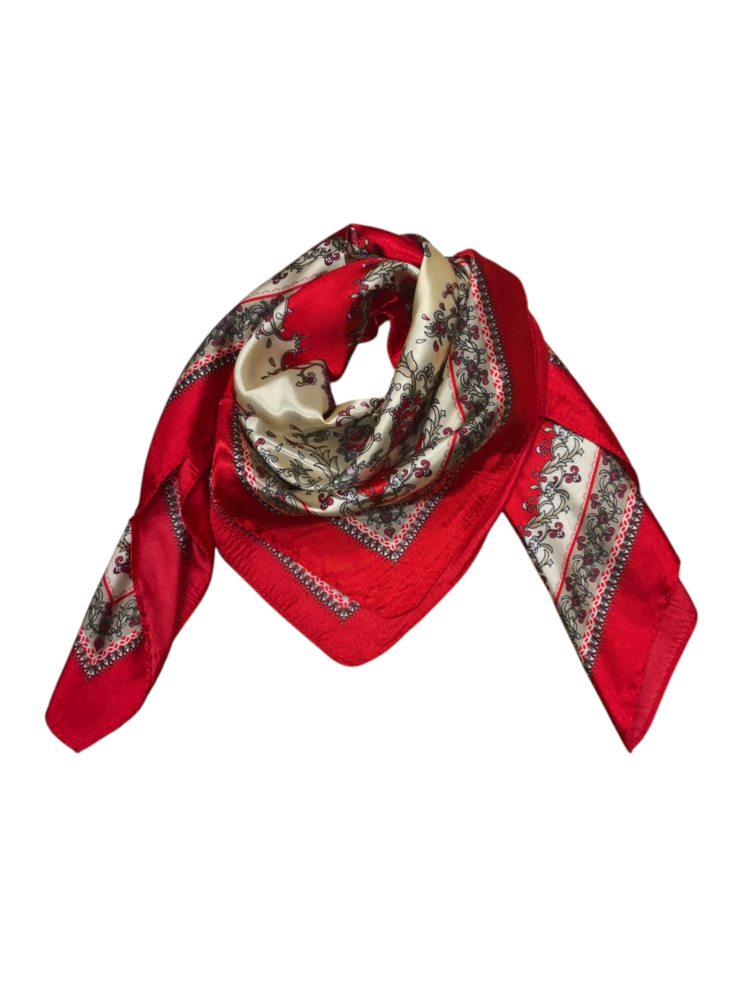 Foulard carré 90cm imprimé fantaisie (x10)#5