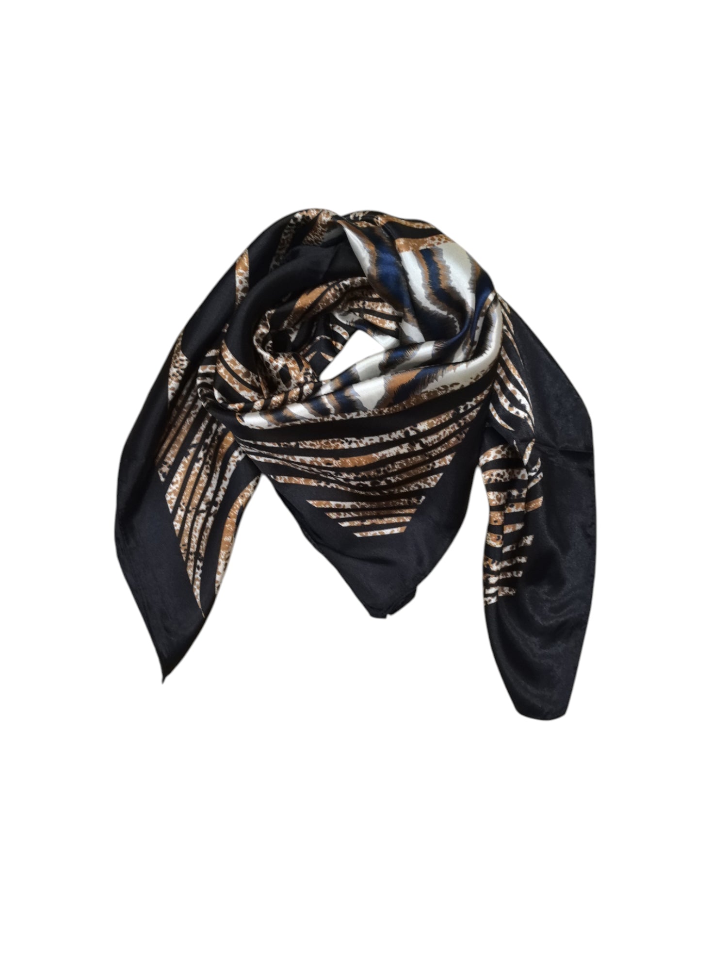 Foulard carré 90cm imprimé fantaisie (x10)#12