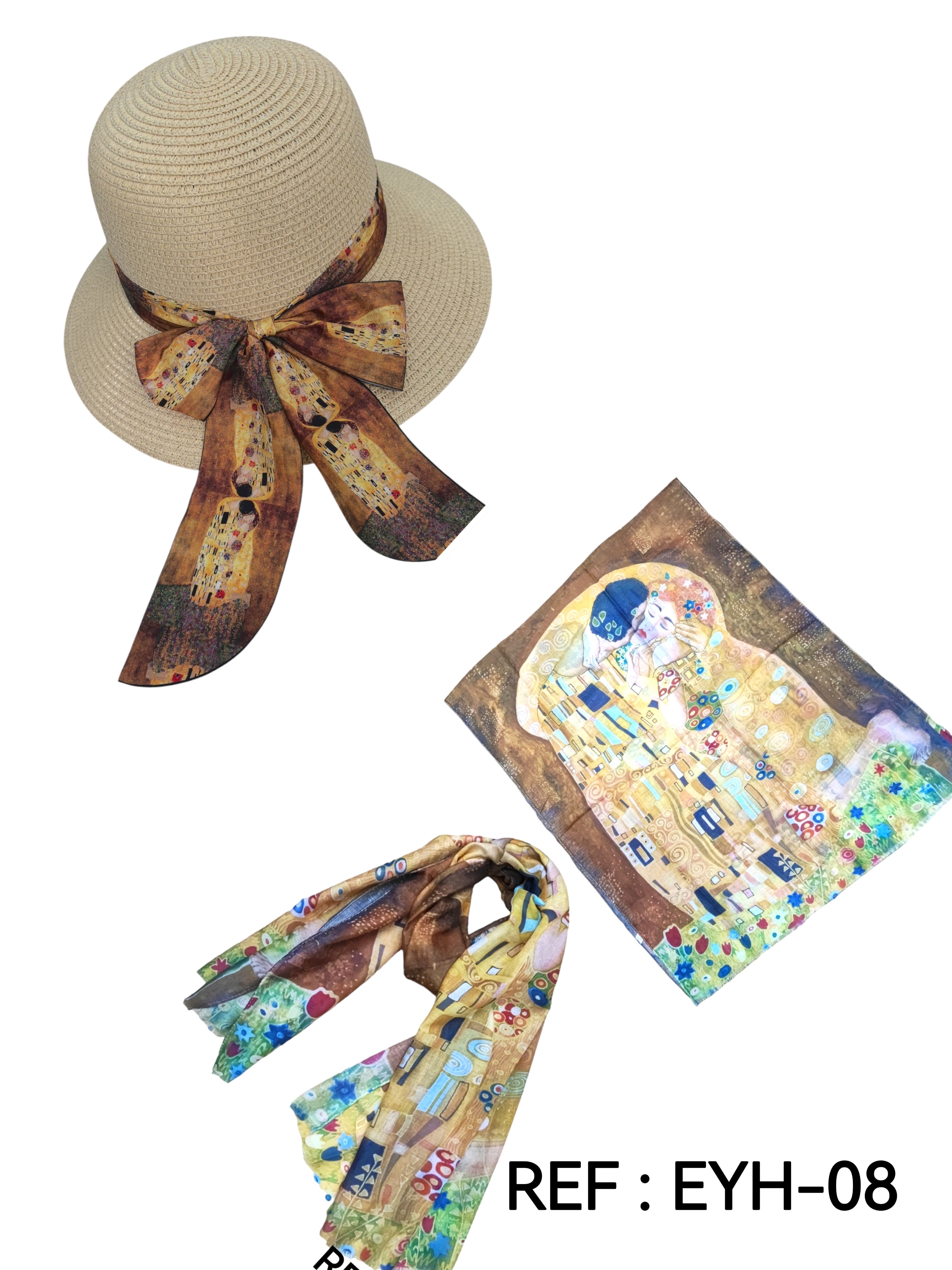 Ensemble chapeau et foulard  (2x2)