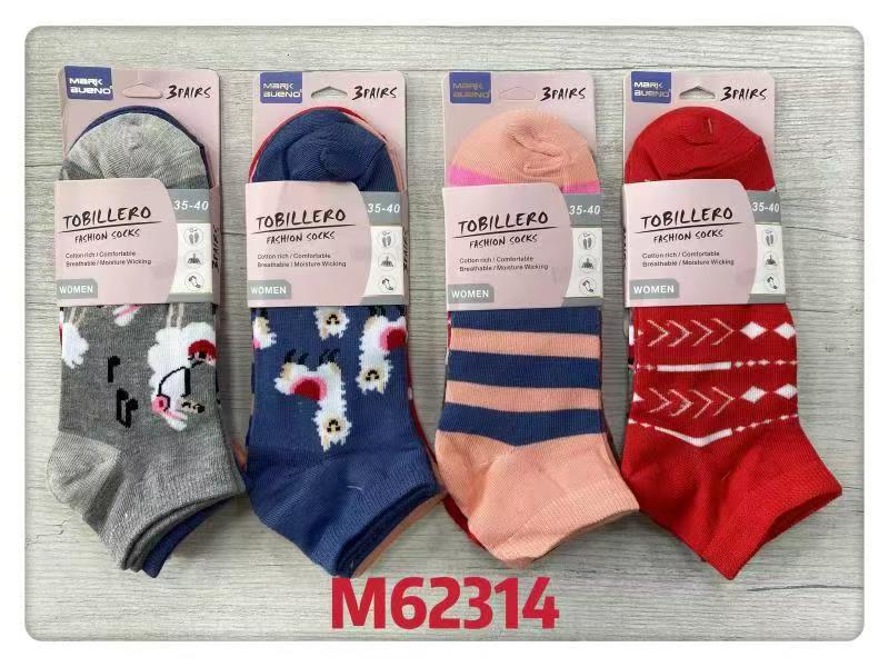FEMME Chaussettes socquettes coton (x24)