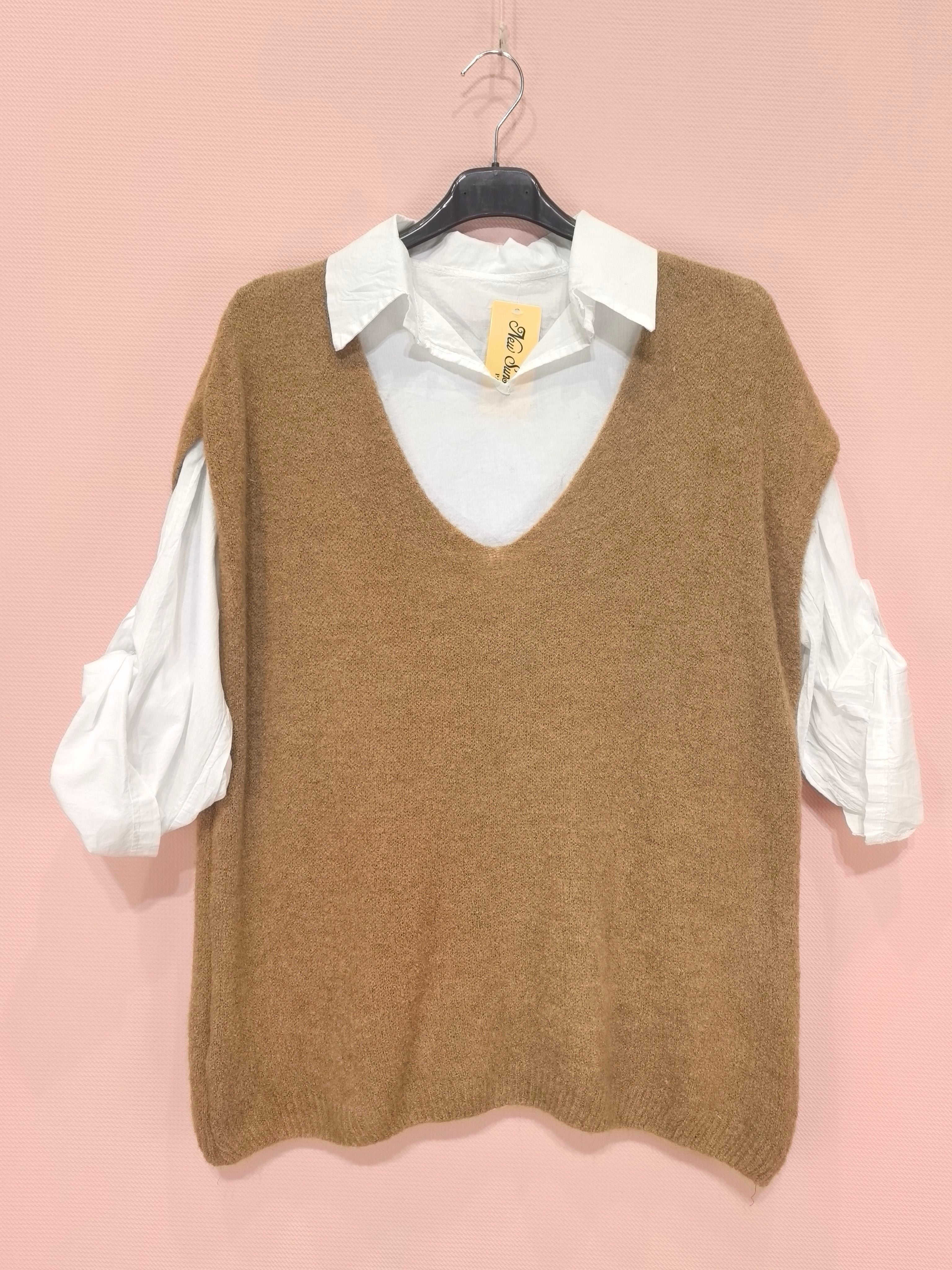 Ensemble 2 Pièces Chemise Et Pull(×6)