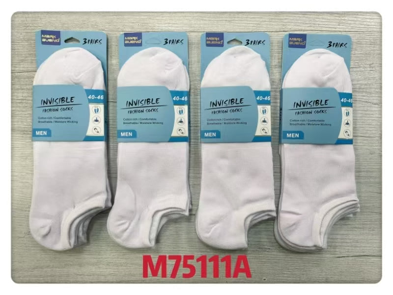 HOMME Chaussettes socquettes coton (x24)#M75111