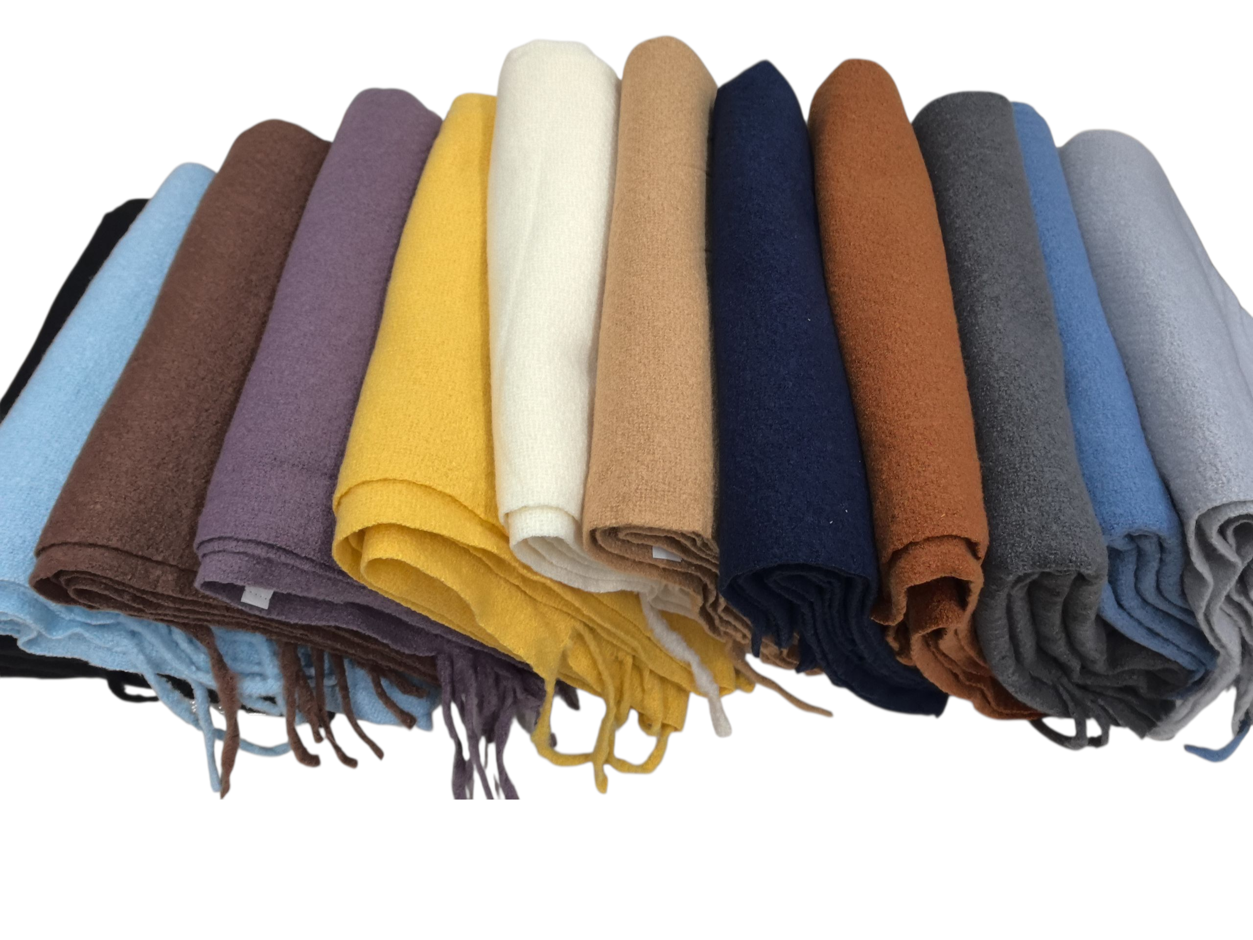 Écharpe châle couleur unie (x12)#47