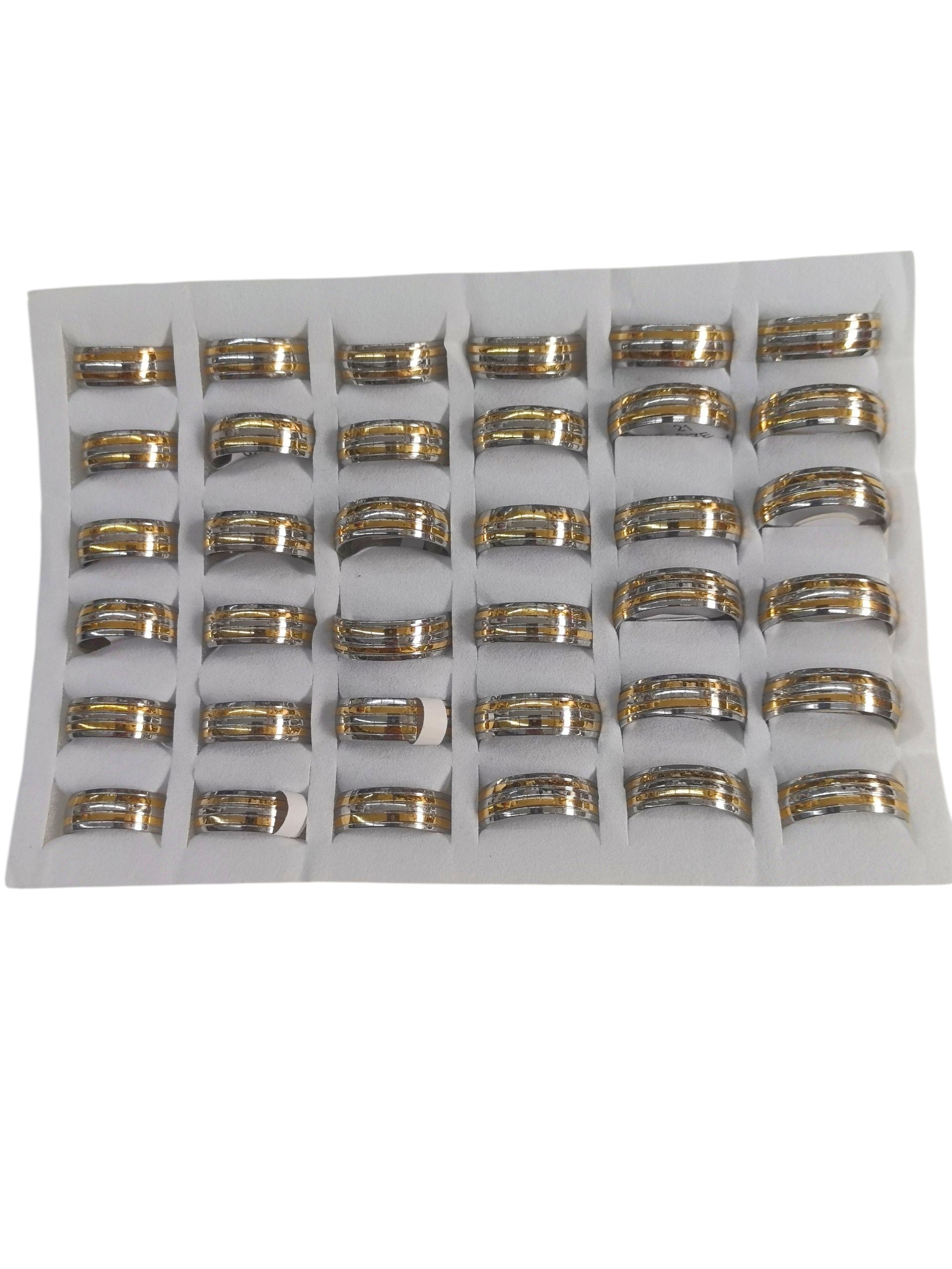 bagues acier inoxydable (x36)18# 1,00€/unité