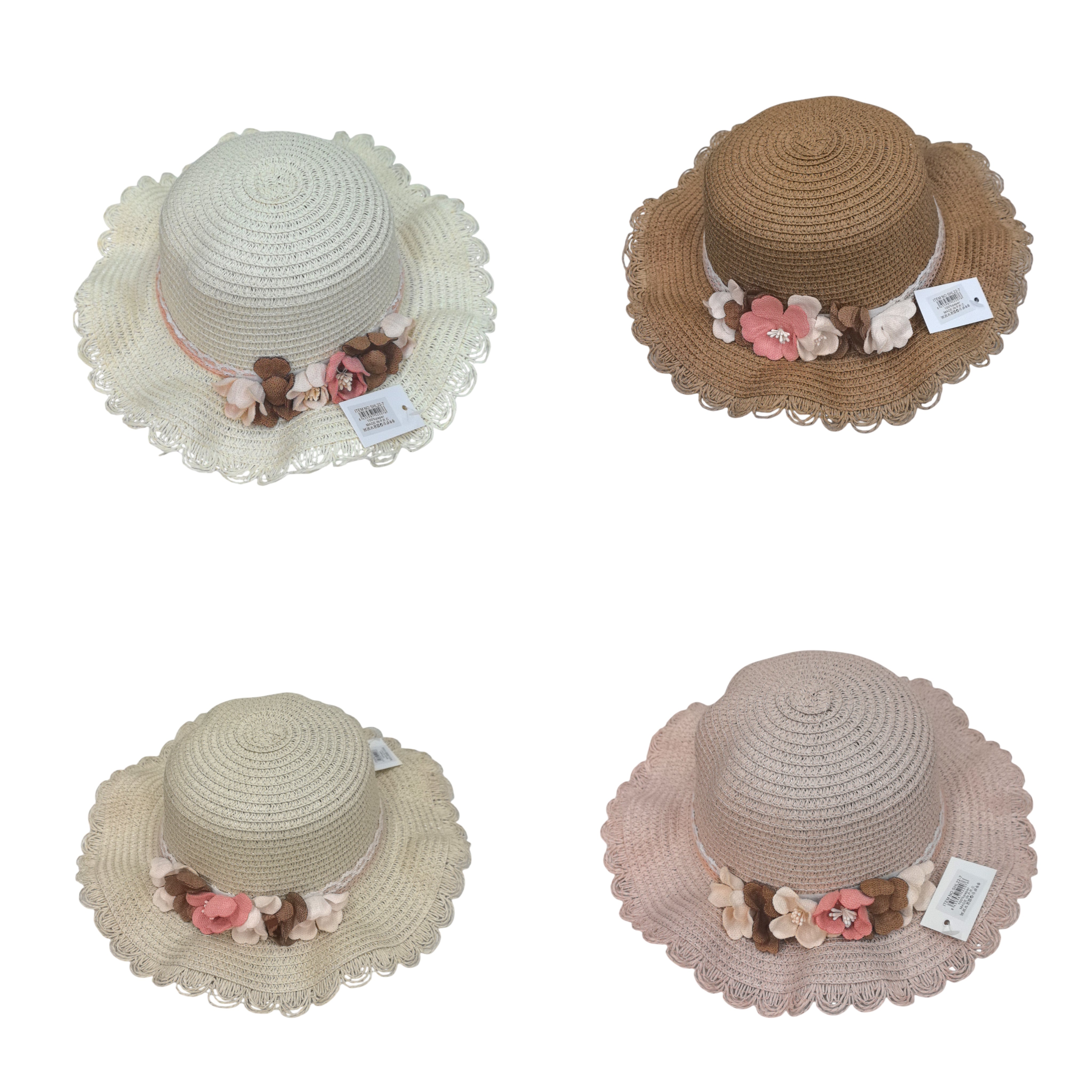 Chapeaux de paille taille enfant   (x12)