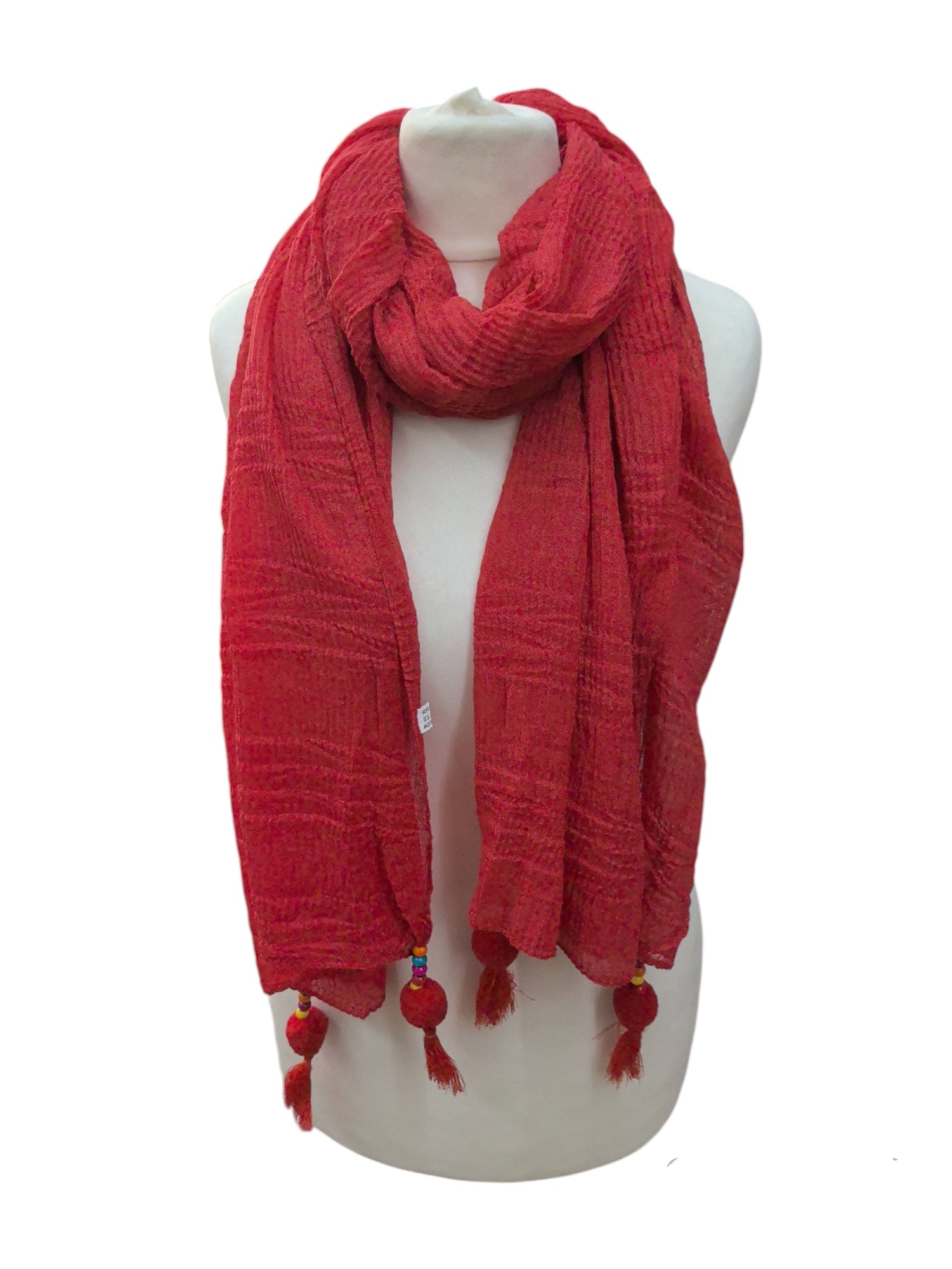 Foulard avec pompon (x12)