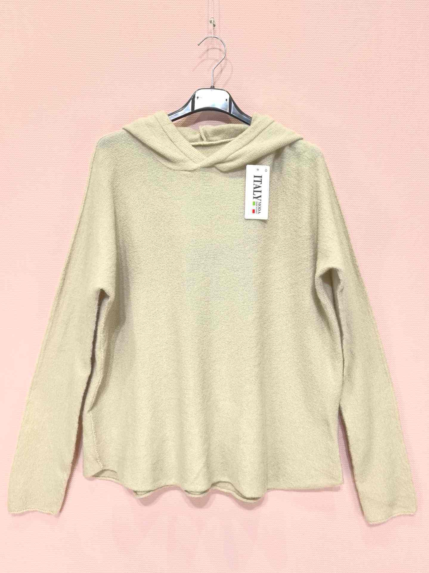 Pull En Maille Doux Avec Capuche (x8)