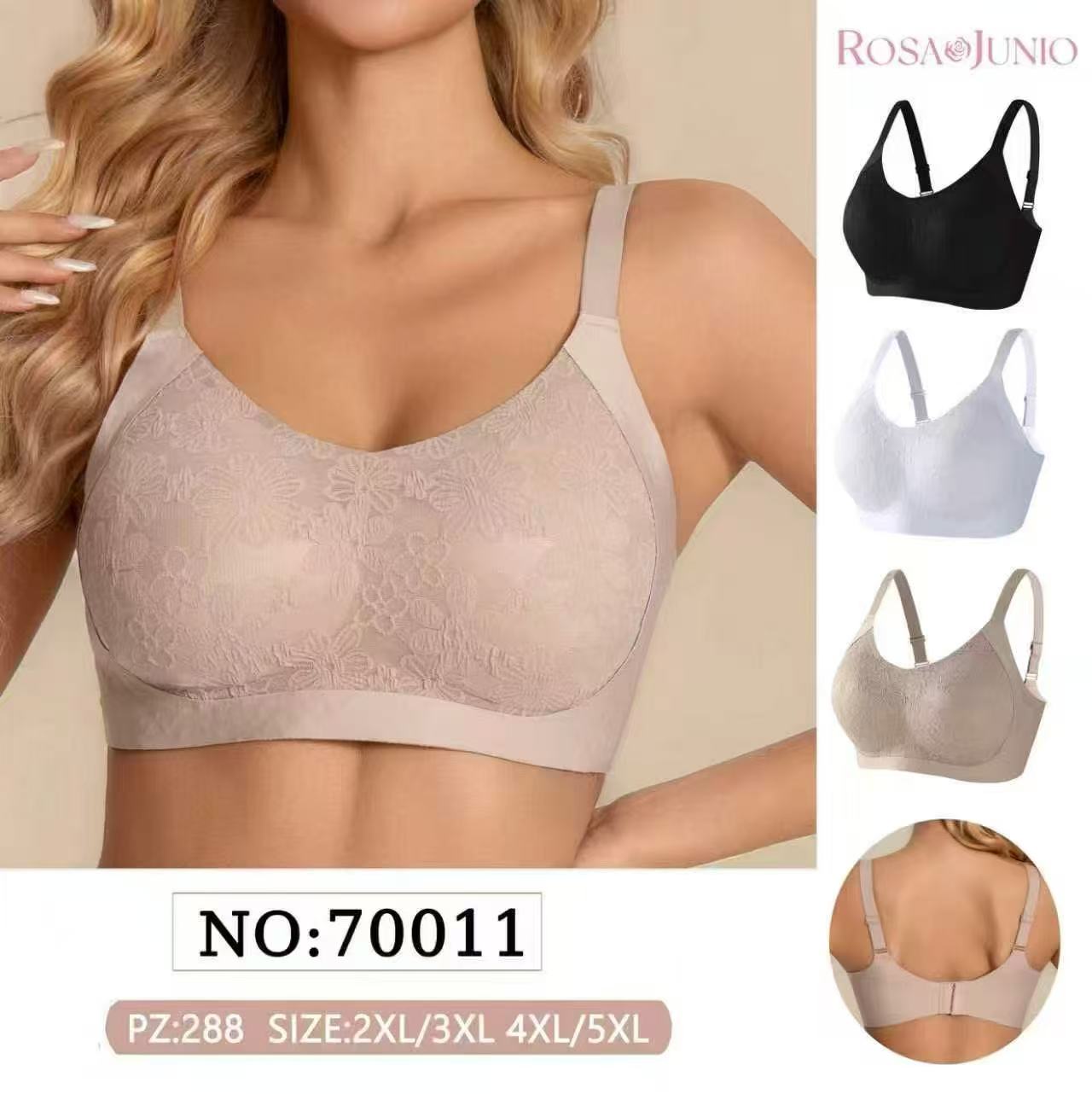 Soutien-gorge sans couture grande taille maintien confortable(x12)