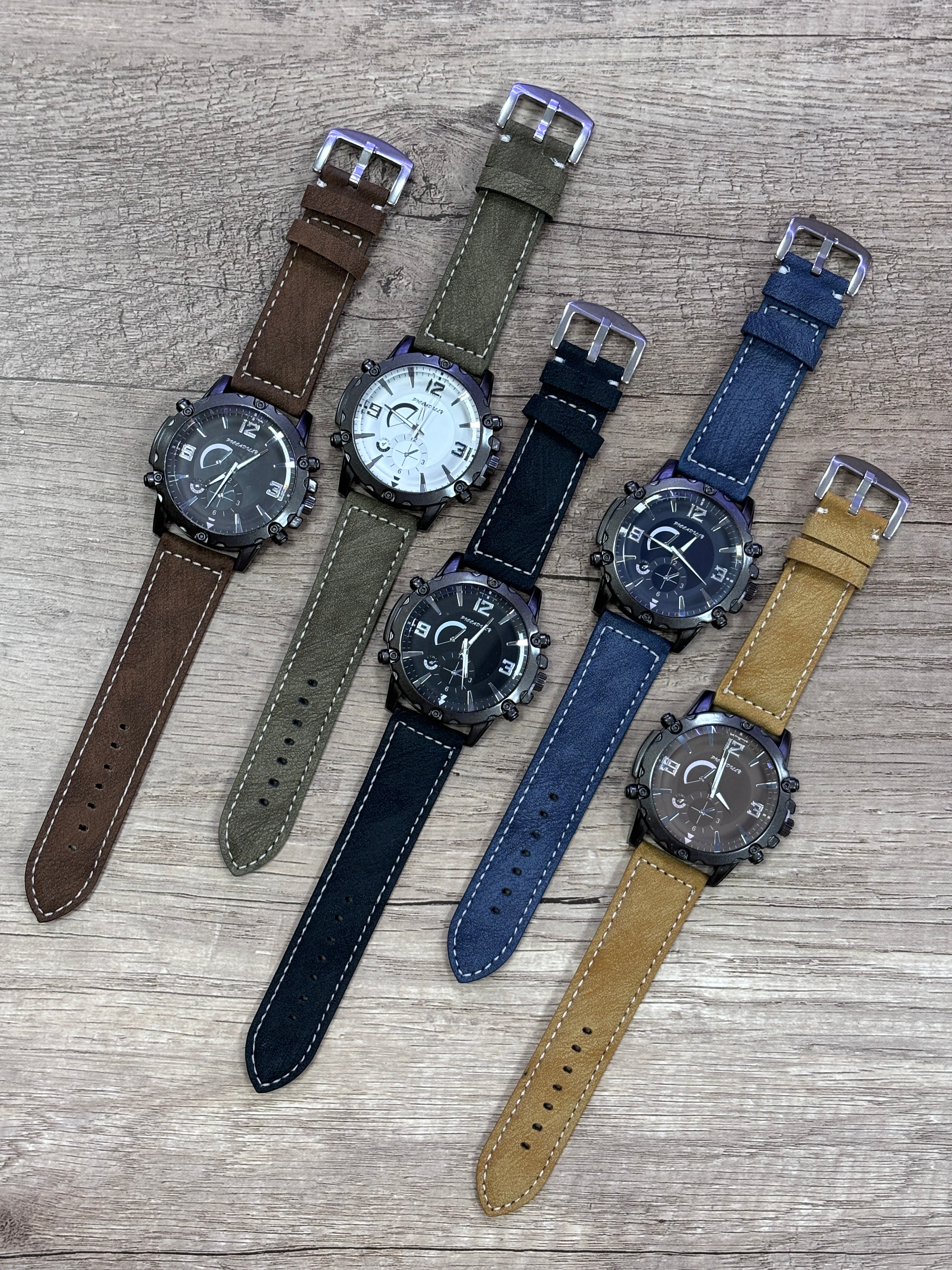 Montre homme similicuir (x6)M222