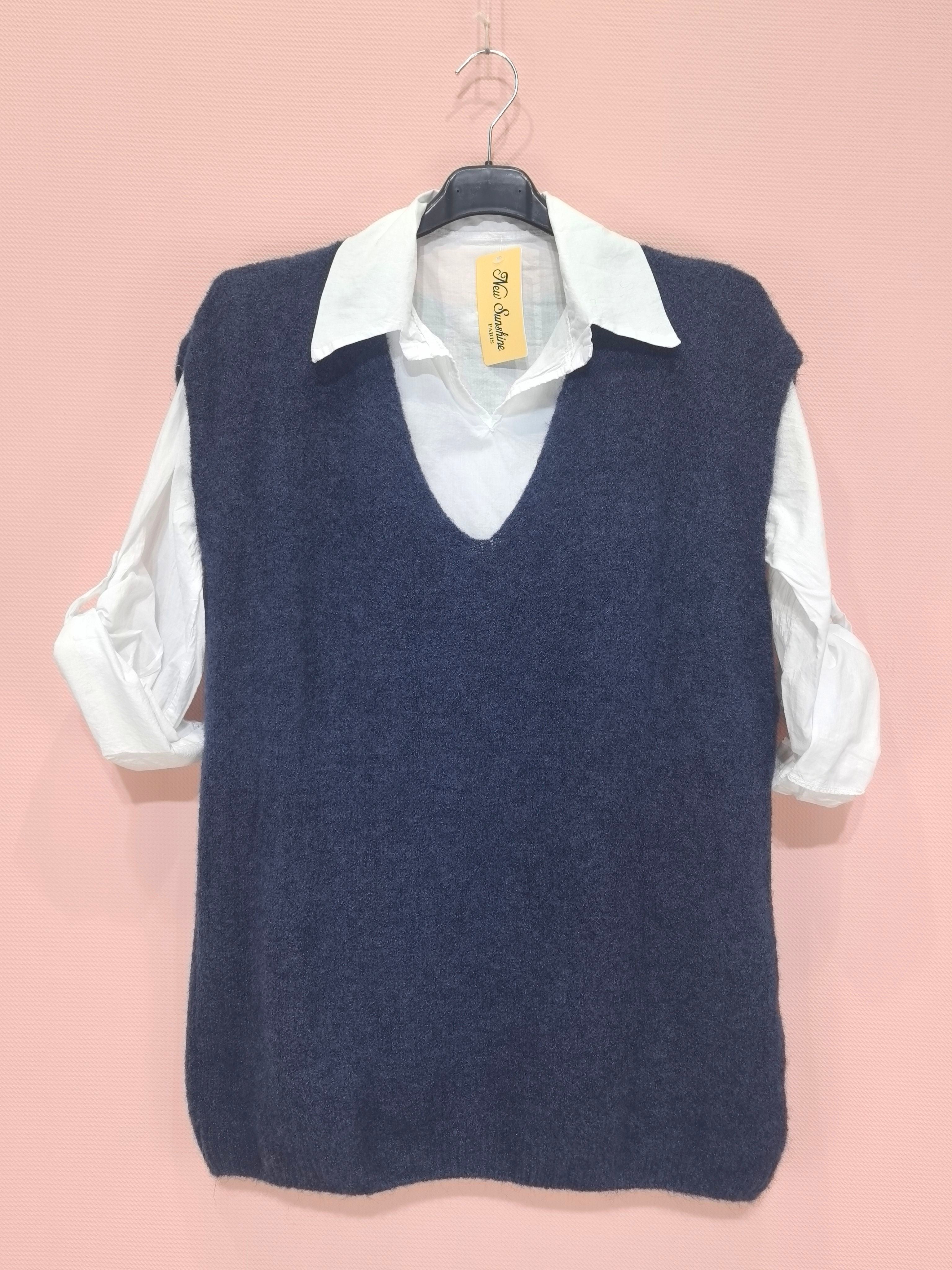 Ensemble 2 Pièces Chemise Et Pull(×6)