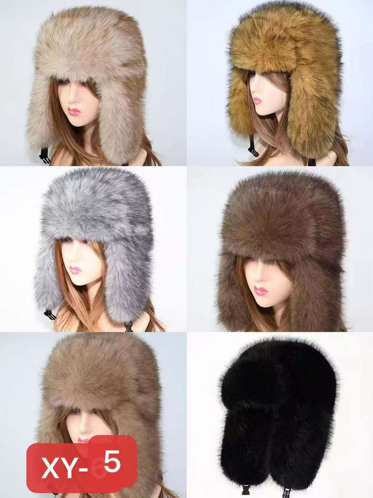 Bonnes d'hiver en peluche pour femme(x6)#5