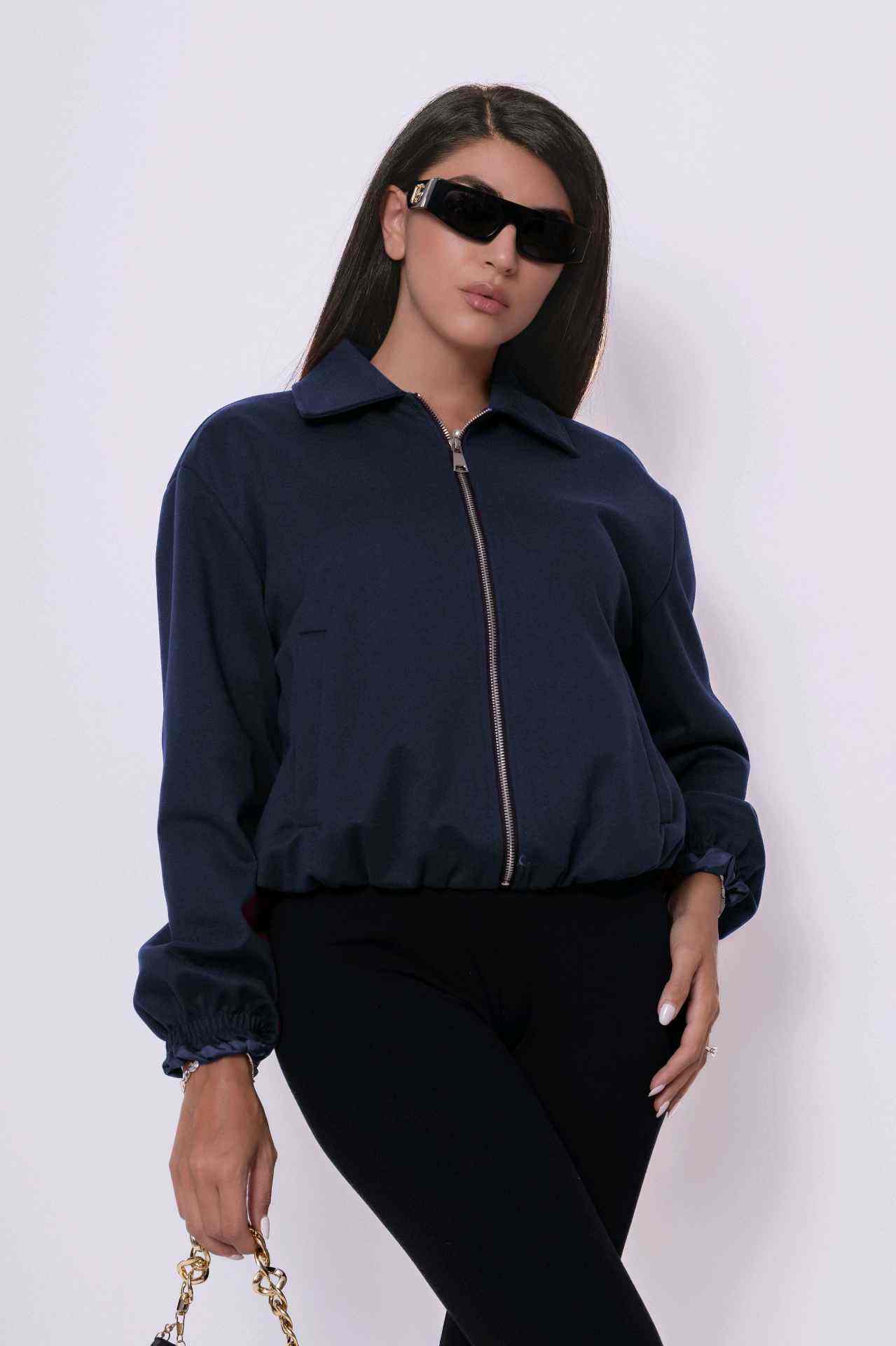 Veste zippée à col chemise (x6)