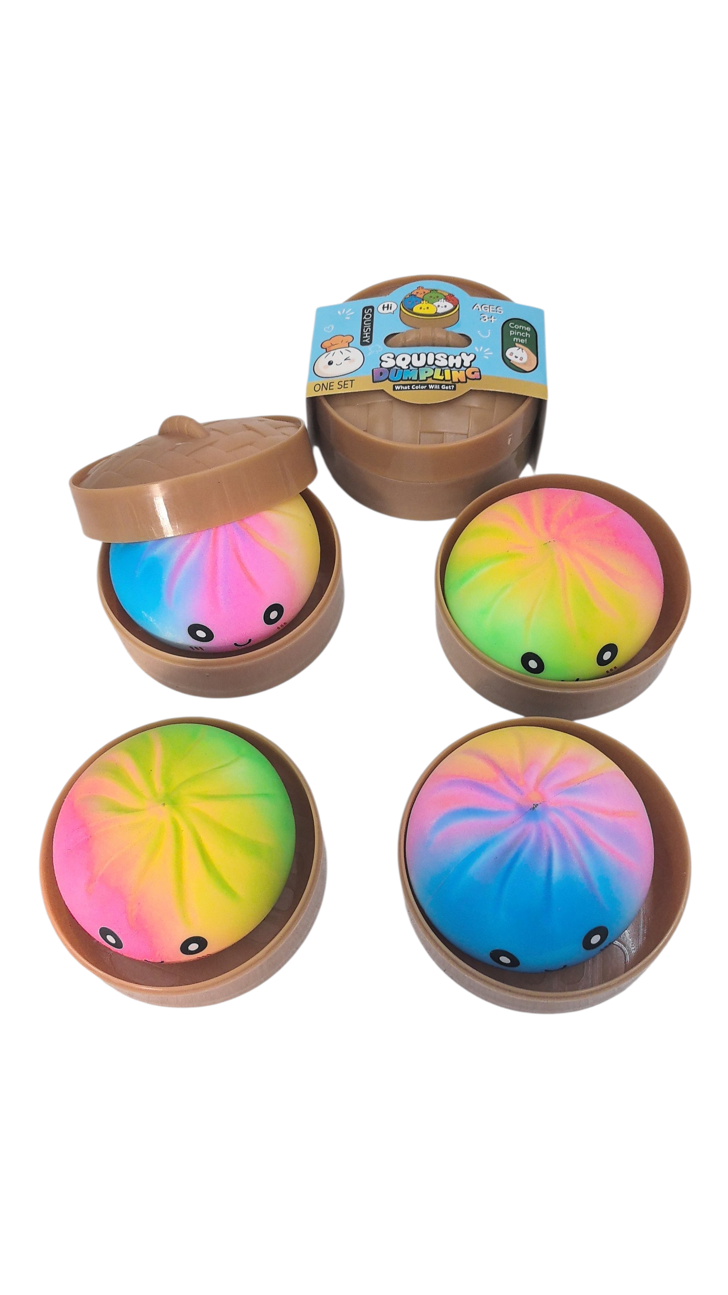 Squishy anti-stress moelleux Squishy Dumpling Kawaii (x24)