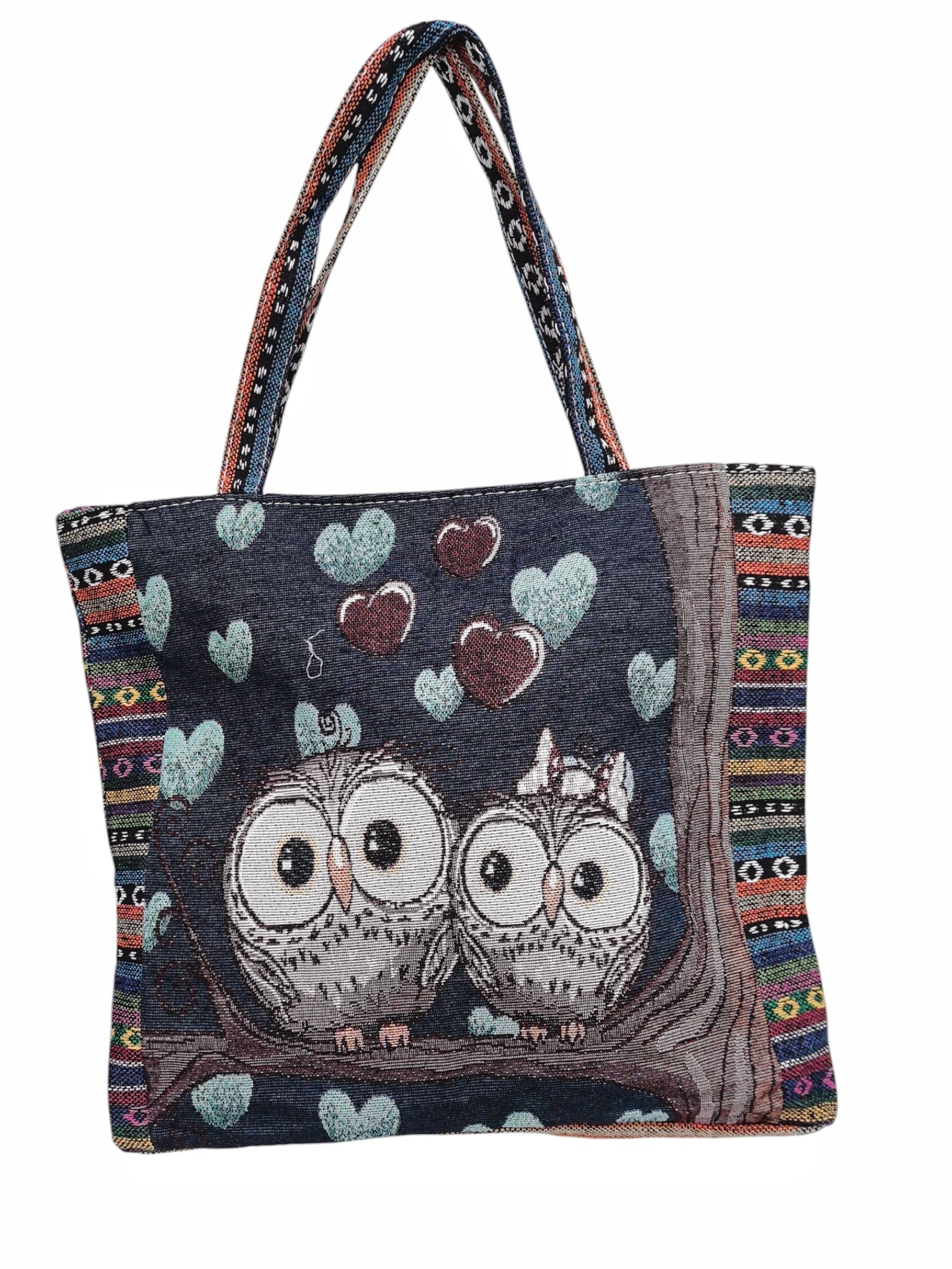 Sac à main en toile brodé hibon pour femme (x12)