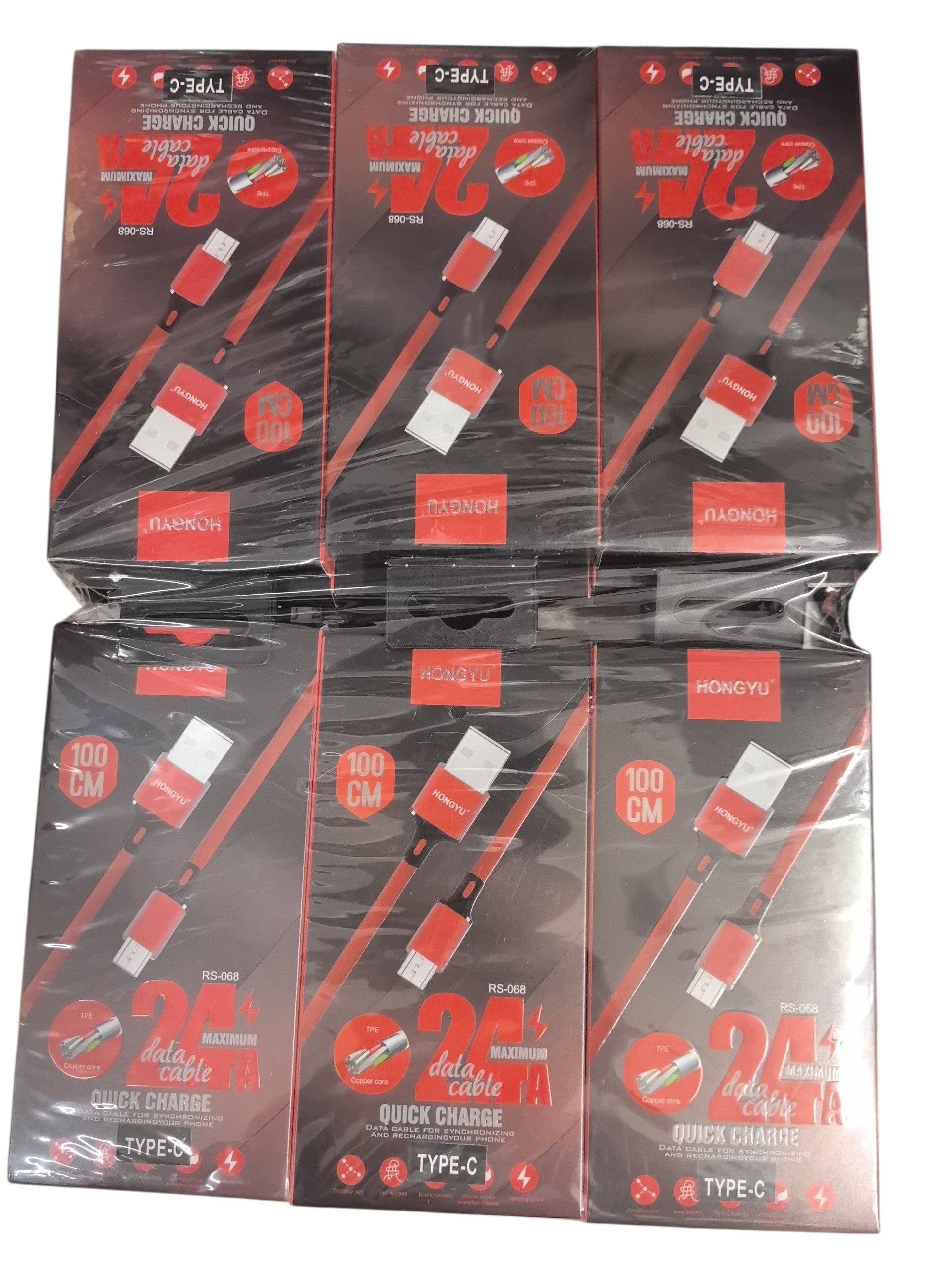 USB-C câble chargeur nylon (x12)
