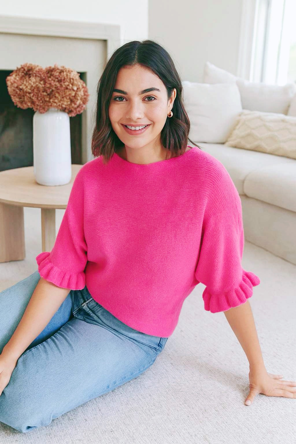 Pull à manches volantées(x8)