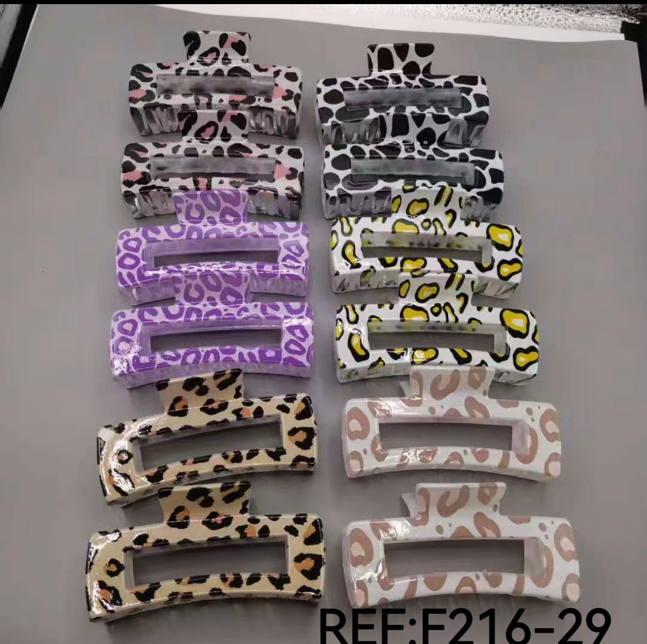 pinces cheveux plastique(x12)#29