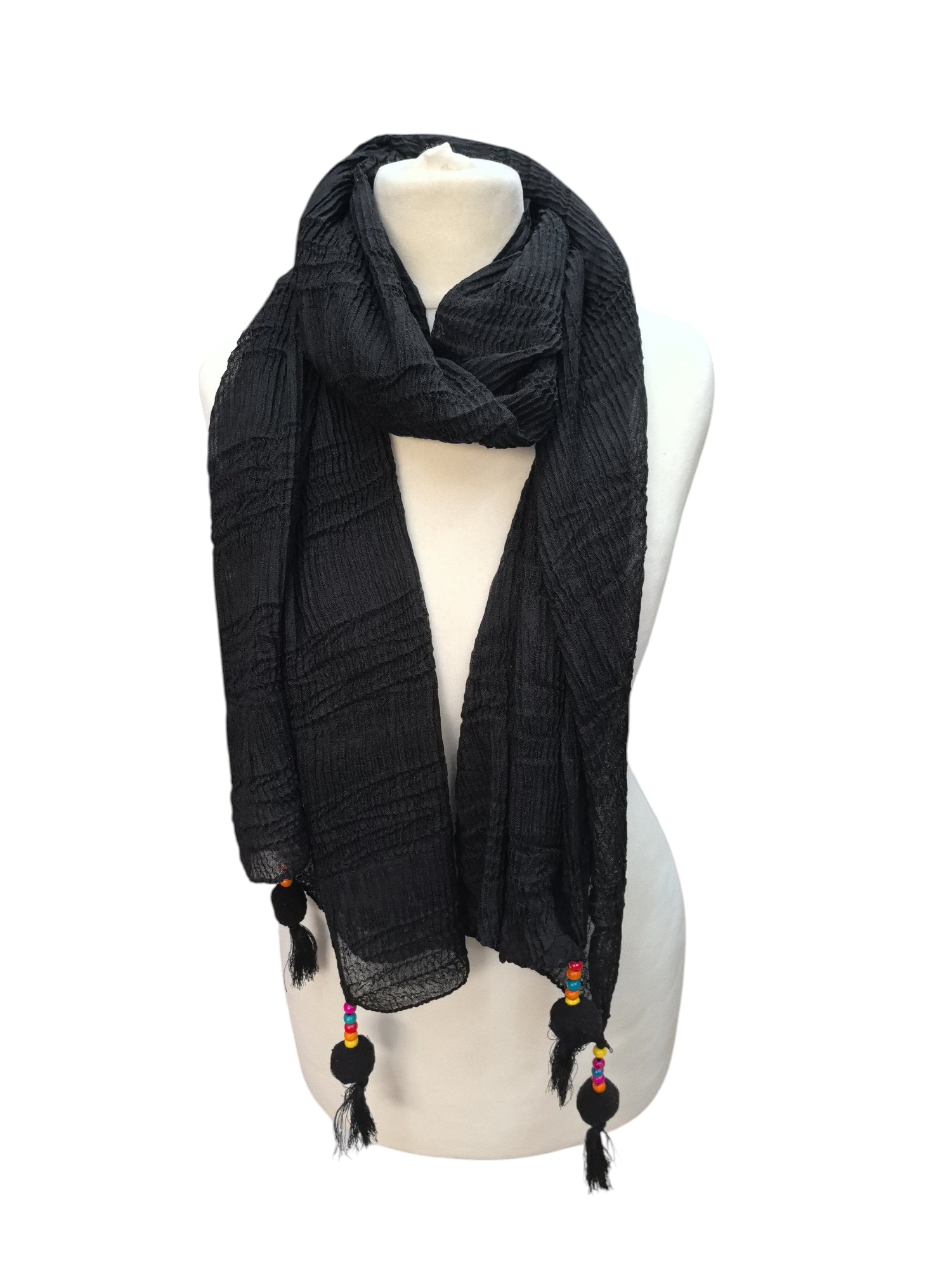 Foulard avec pompon (x12)