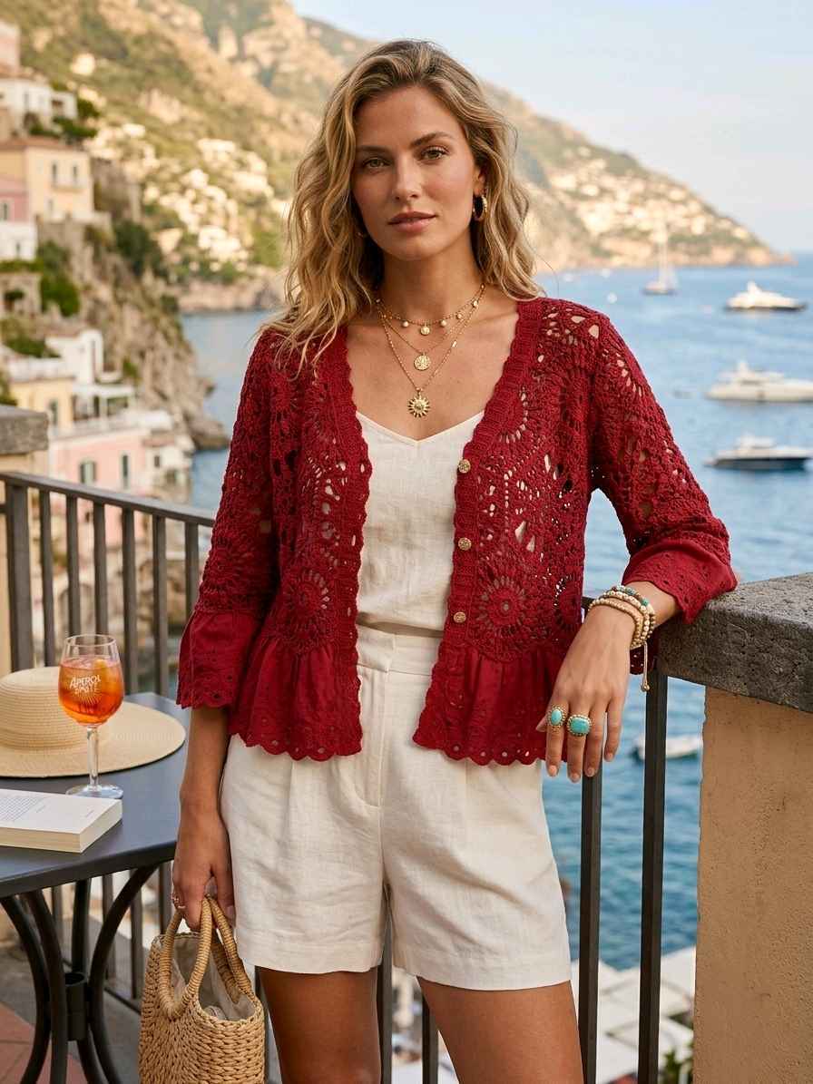 Gilet En Crochet (x8)