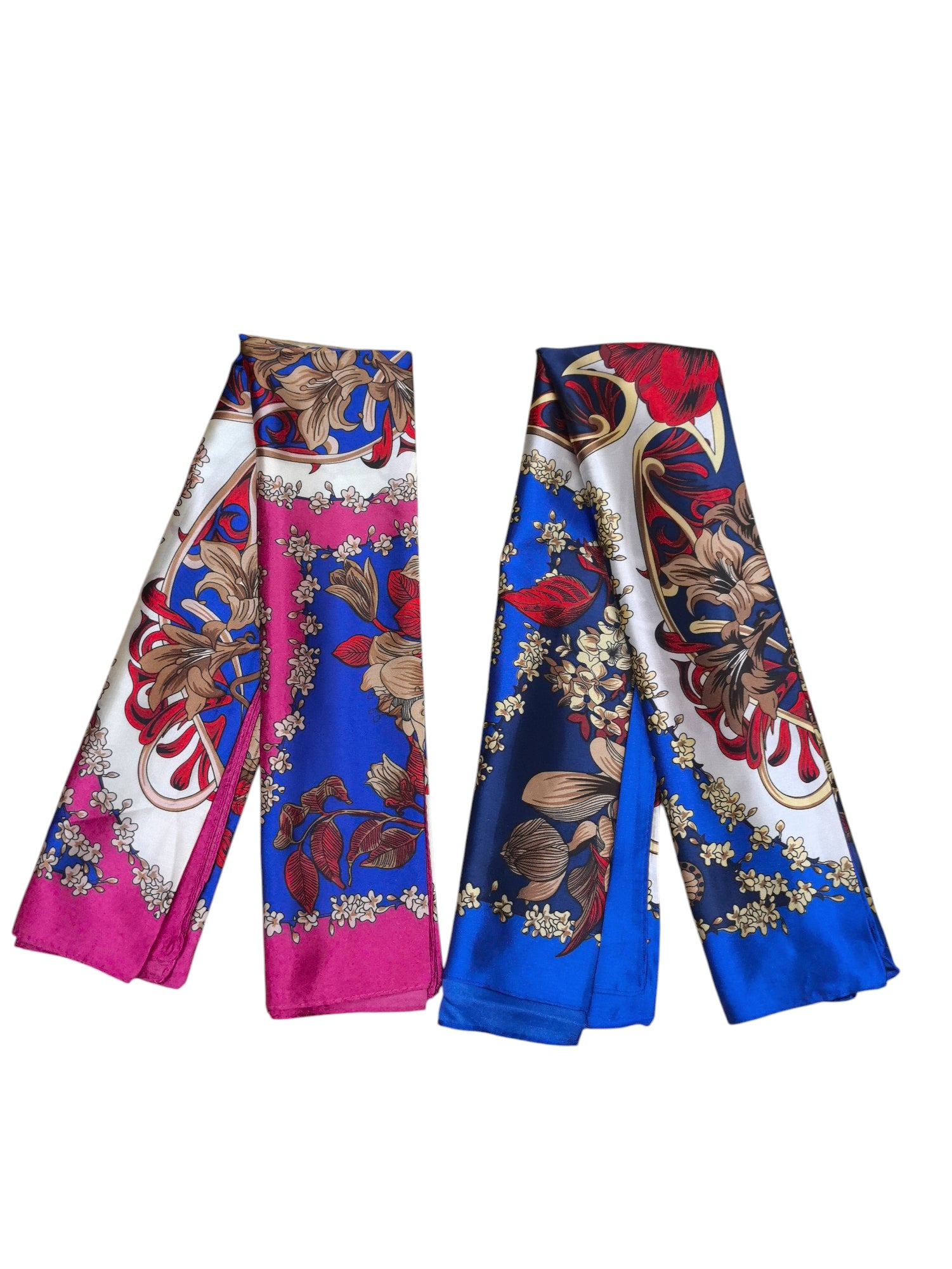 Foulard carré 90cm imprimé fantaisie (x10)#2