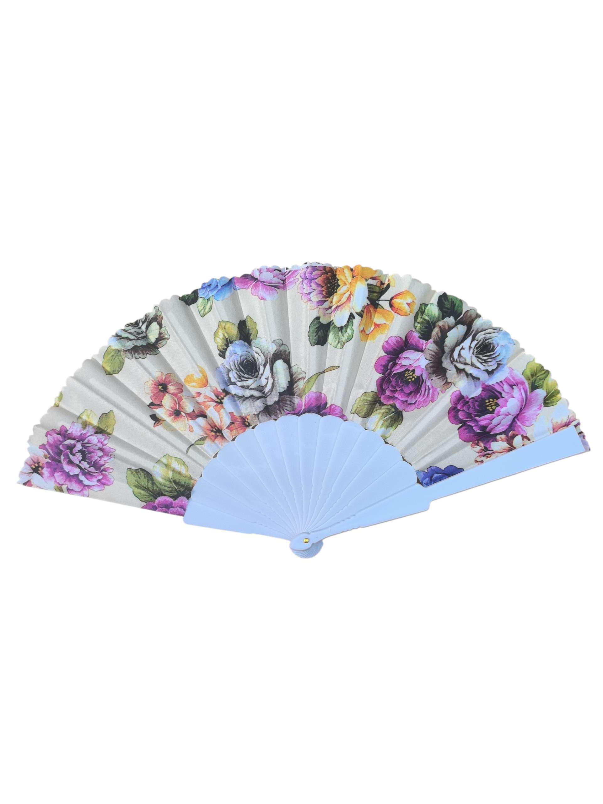 Éventails motif fleur (x12)#37