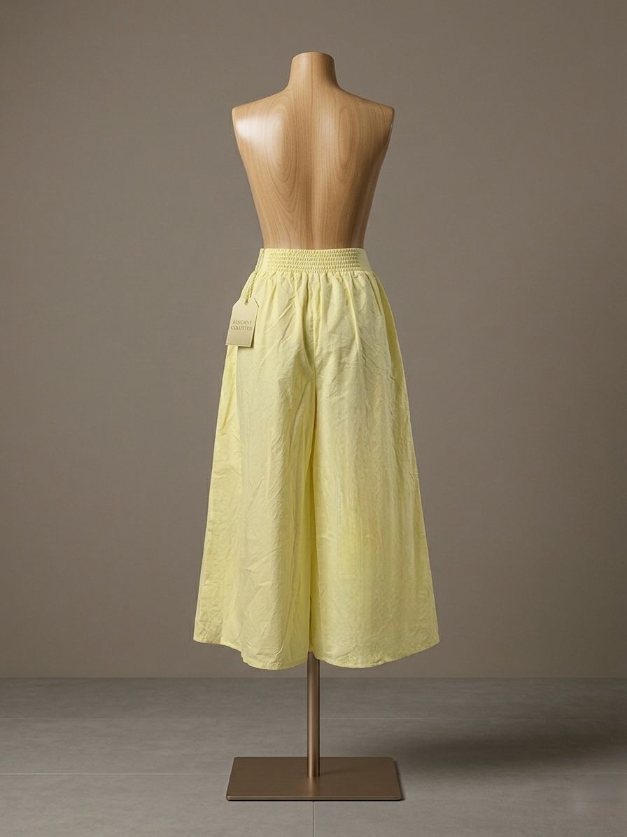 Pantalon Culotte Taille Haute (x8)
