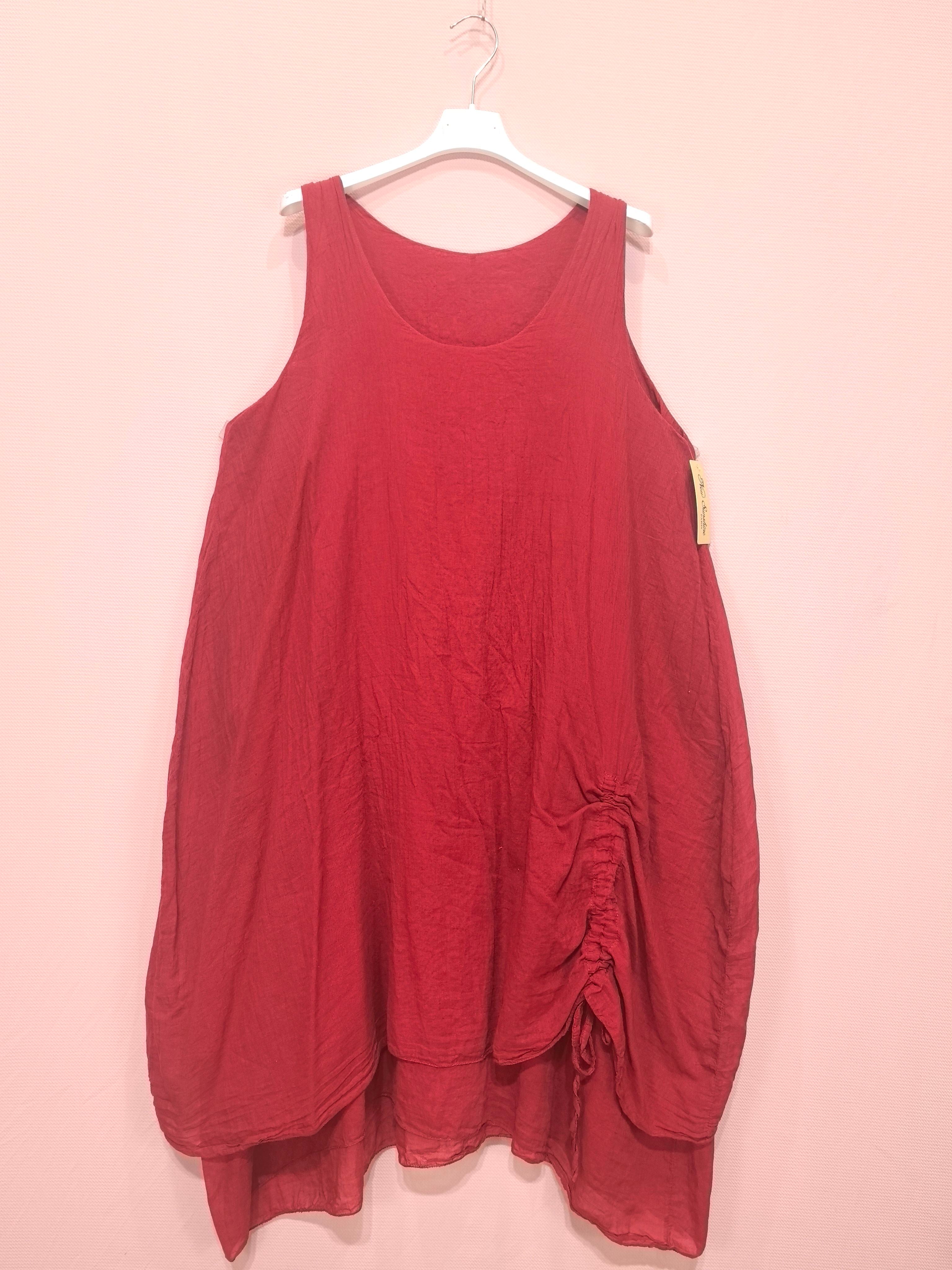 Robe Ample à Fronces Latérales (x6)